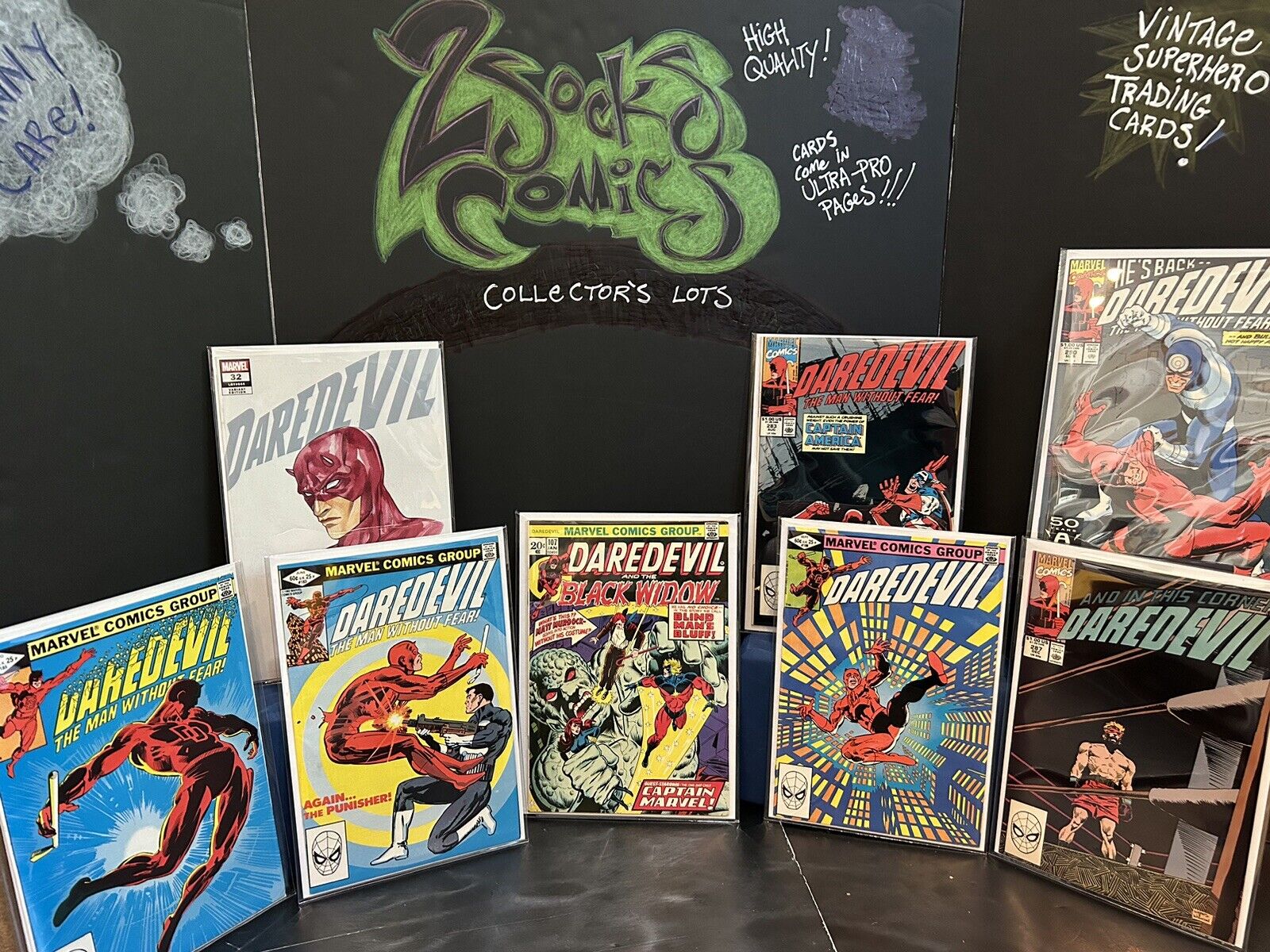 Daredevil Comic Book Lot of 8 Marvel Comics (107-644)