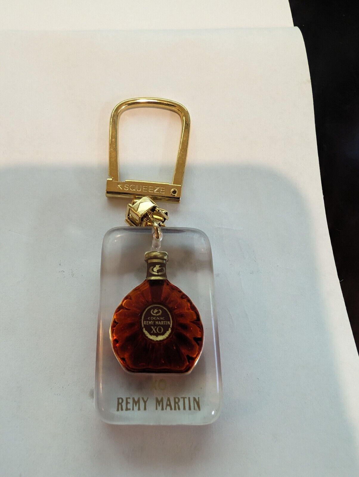 *RARE* Vintage REMY Martin XO  Special Cognac Keychain FOB Mini Bottle