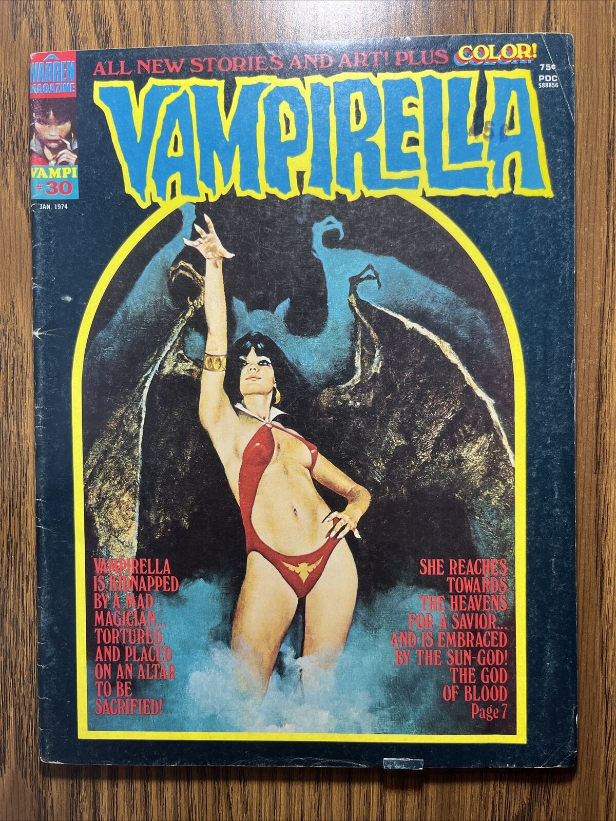 VAMPIRELLA 30 CASSIC VINTAGE WARREN PUBLISHING COMICS 1974