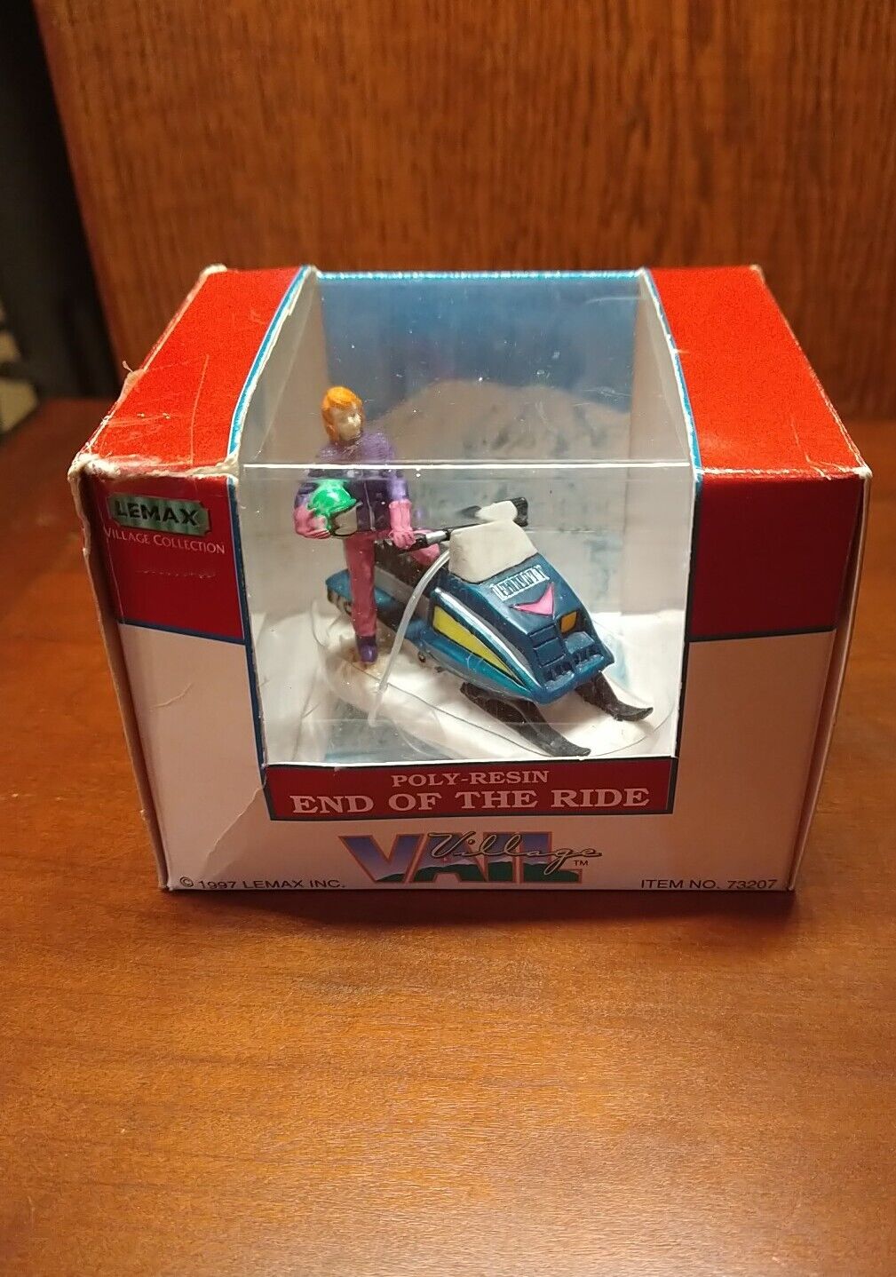 Lemax Christmas Vail Village Collection Rare Vintage End Of The Ride 73206 1997