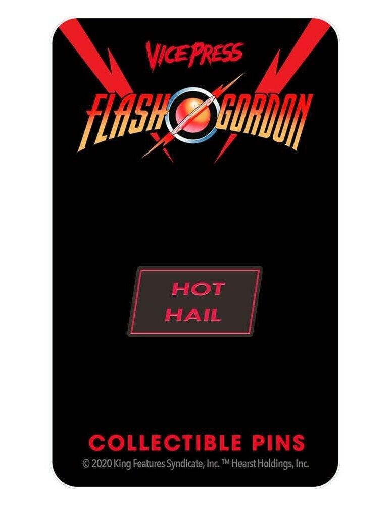 ⚡RARE⚡ FLASH GORDON \'Hot Hail\' Enamel Flash Gordon Pin *BRAND NEW*