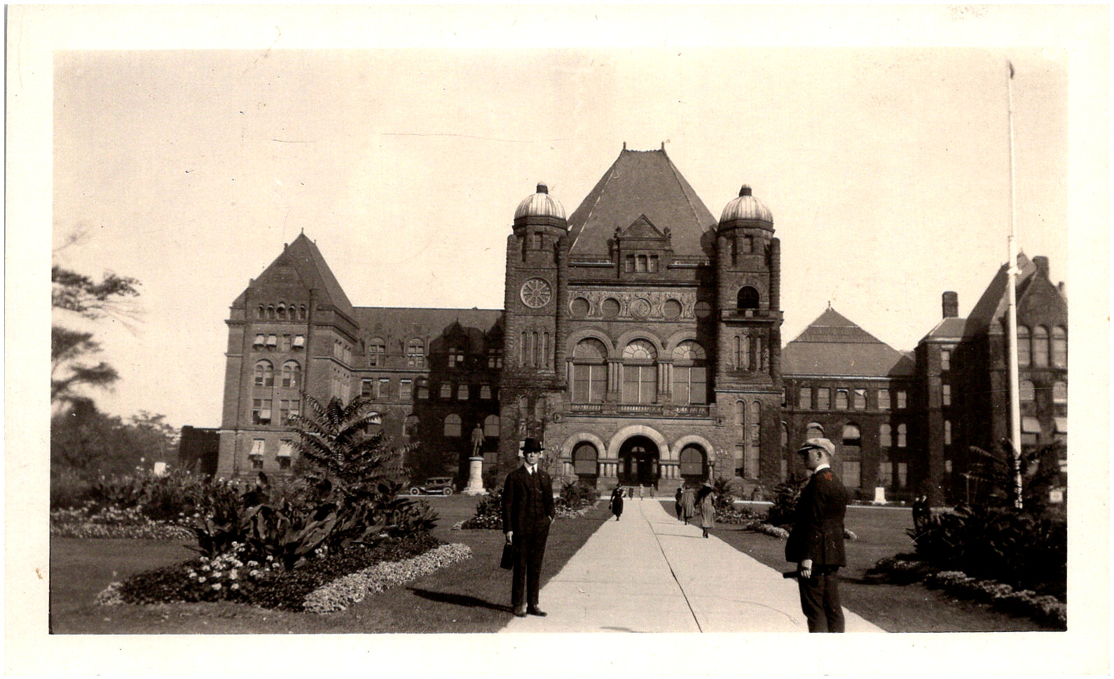 Facade of Ontario Legislative Building Toronto Canada 1920s RPPC Postcard Photo