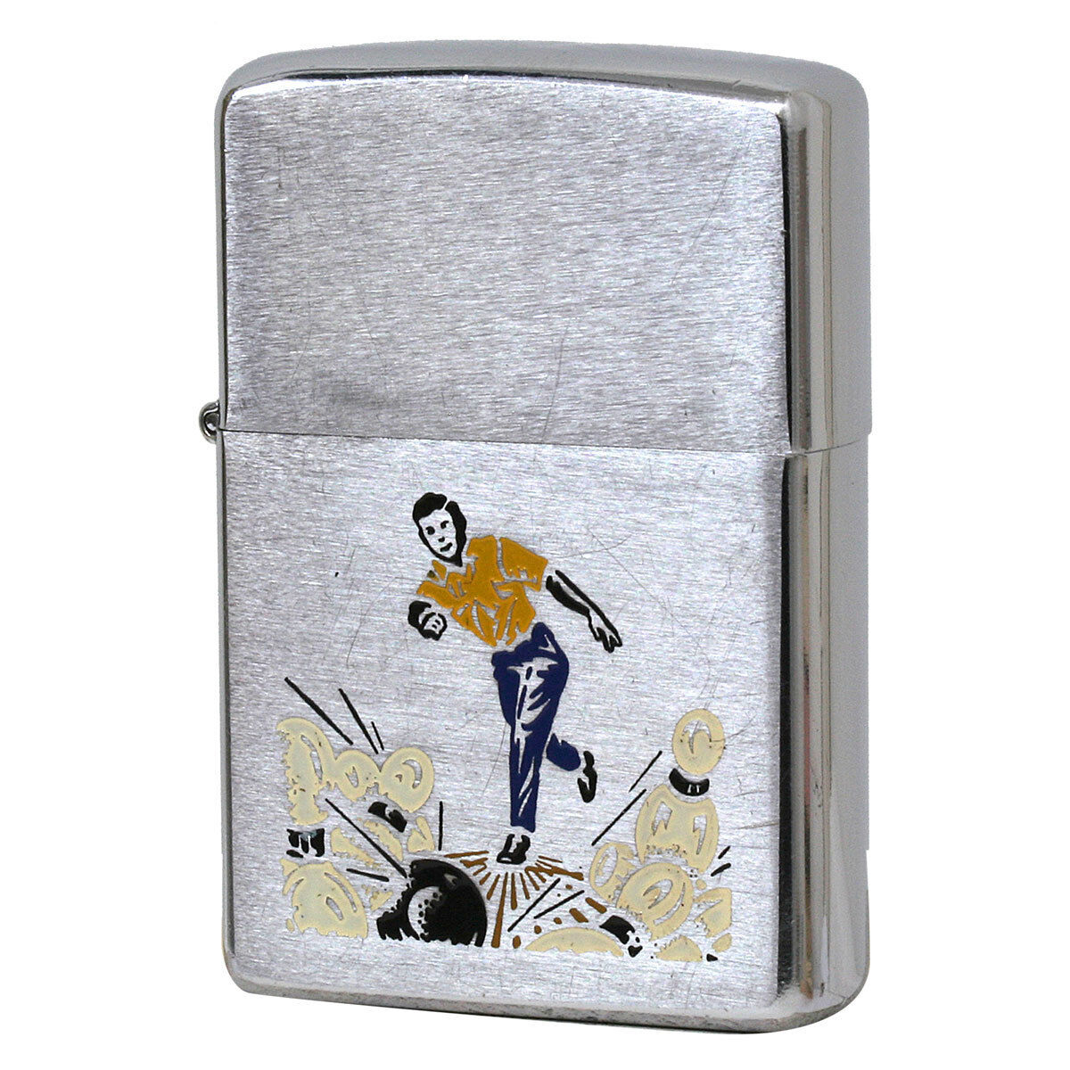Zippo Out of Print Vintage Used 1977 SPORT Series BOWLER