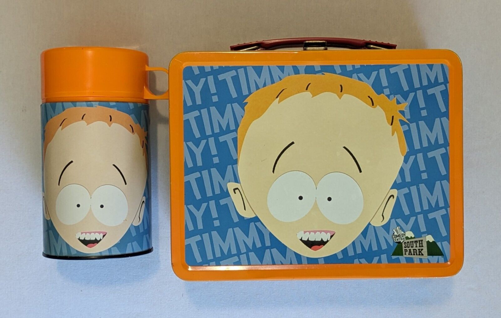 South Park Timmy Lunch Box with Thermos 2001 Vintage NECA Collectible 