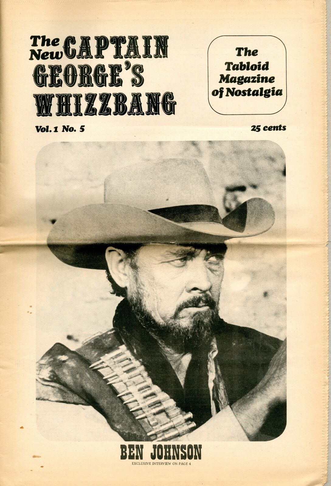 Captain George's Whizzbang, New Fanzine #5 FN 6.0 1969