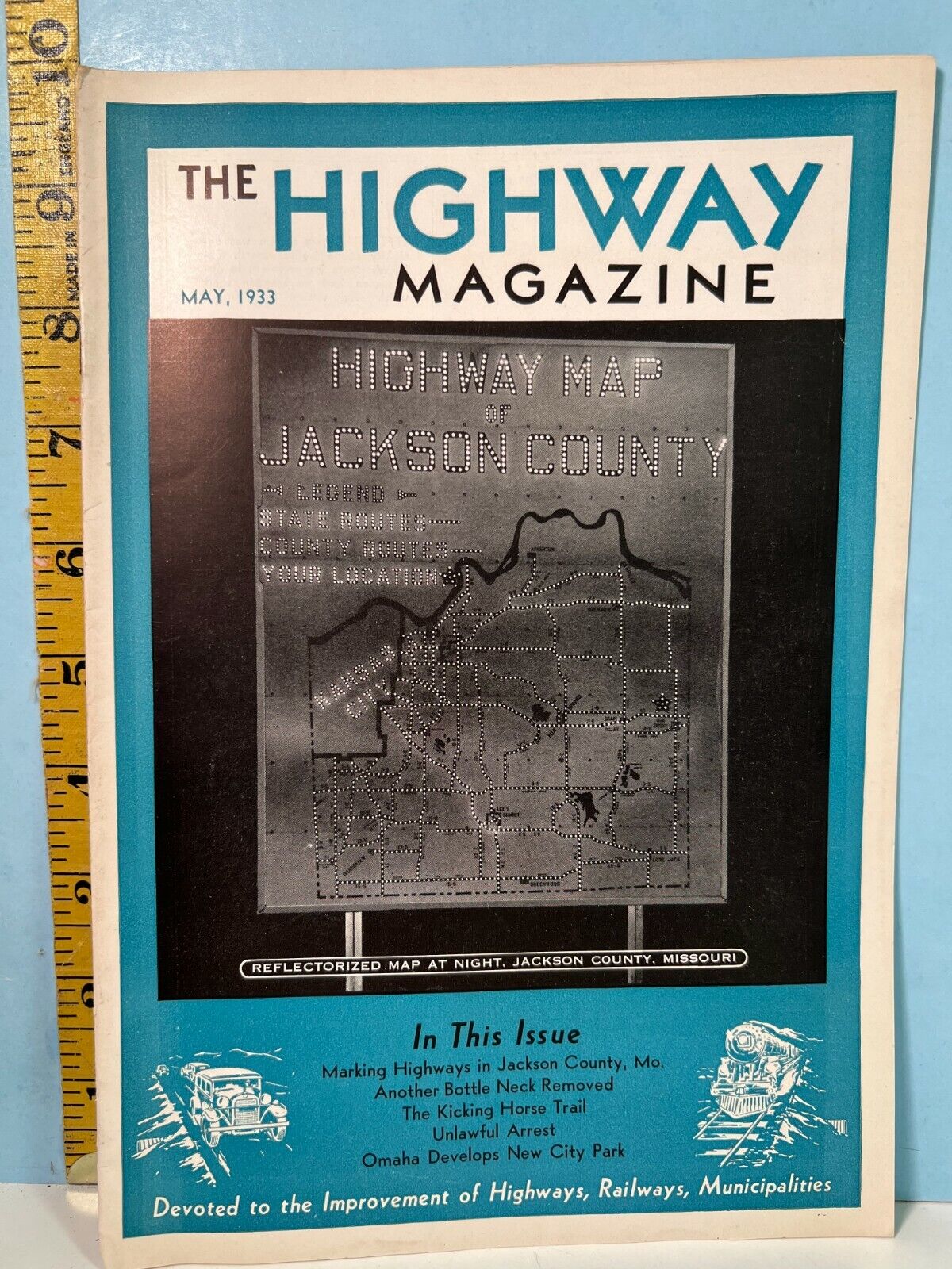 1933 May The Highway Magazine - Highways, Railways & Bridges & Infrastructure