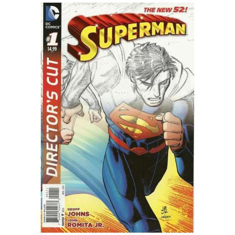 Superman (2011 series) #1 Director's Cut in Near Mint condition. DC comics [e`