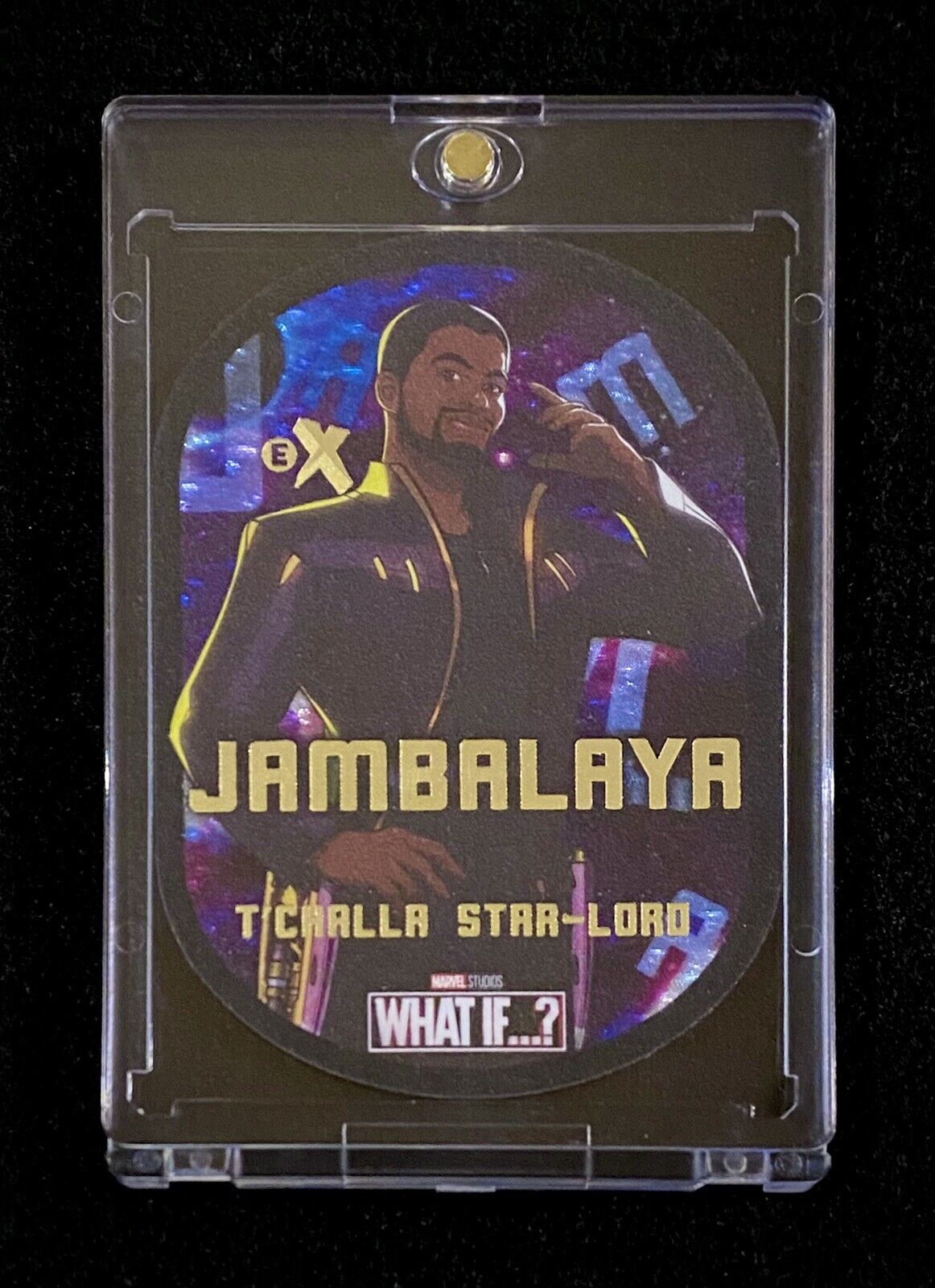 T’Chala Star-Lord 2023 Upper Deck Marvel What If #1 Jambalaya SSP Case Hit