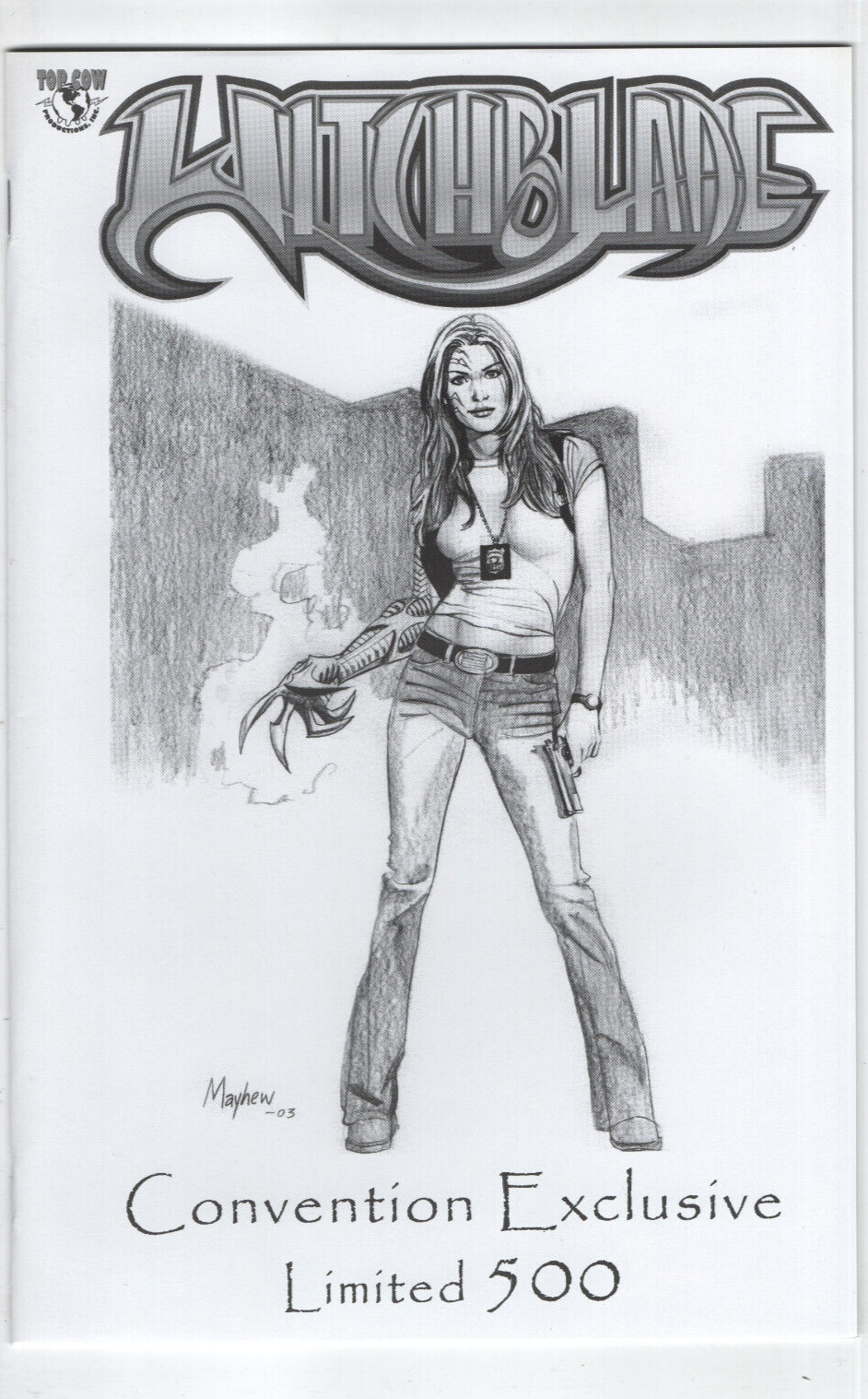 Witchblade #61 San Diego Comic Con SDCC Mayhew Variant 1:500 Top Cow 2003 GGA
