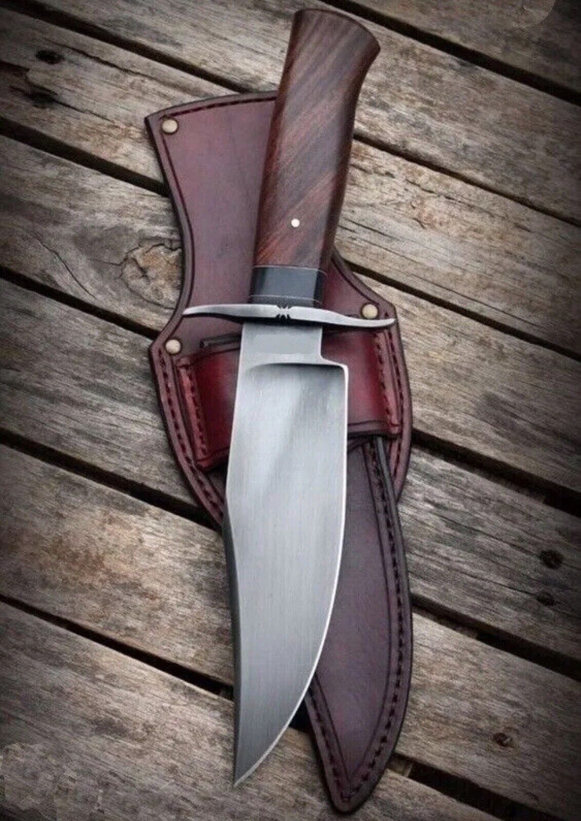Custom Handmade Bowie Knife Full Tang Hunting Survival Outdoor Bowie Camping