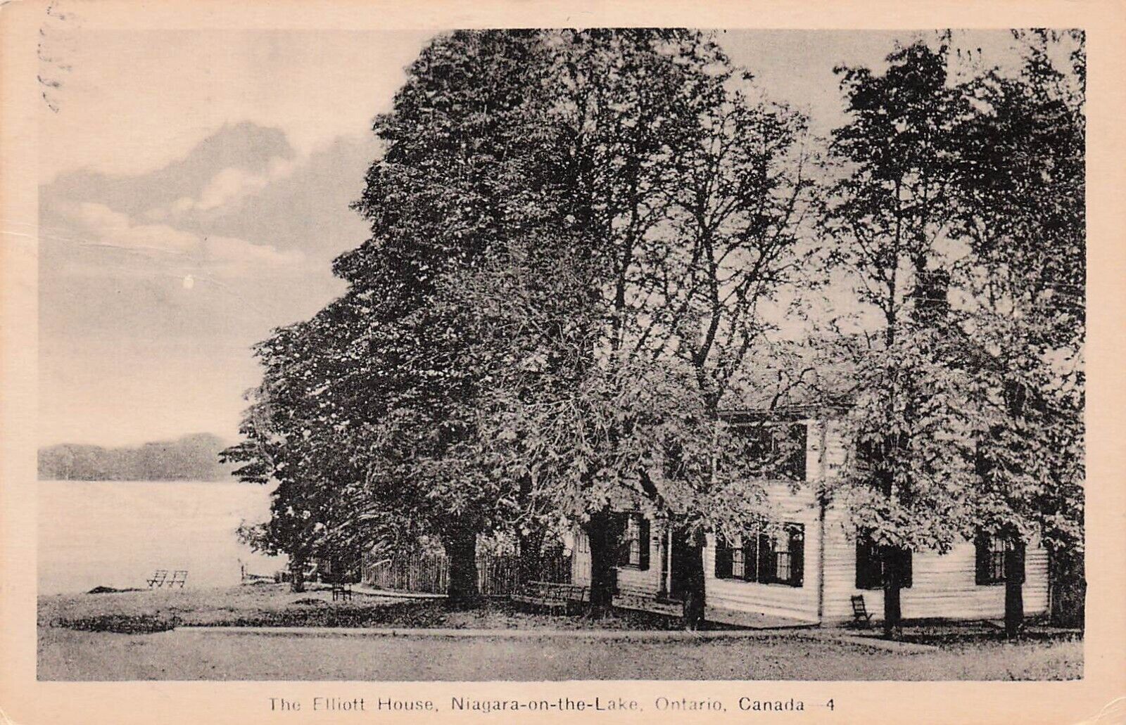 Elliott House Niagara-on-the-Lake Ontario Canada Wilson-Guy Hotel Postcard D53