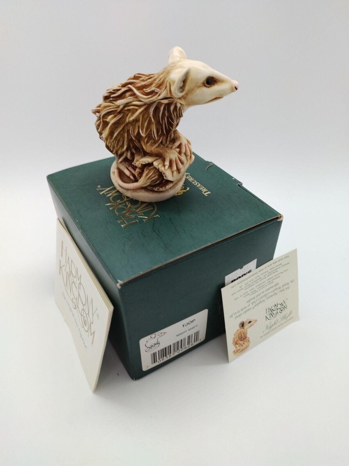 Harmony Kingdom Night Shift Possum Treasure Jest Figurine, Signed Pete Calvsbert