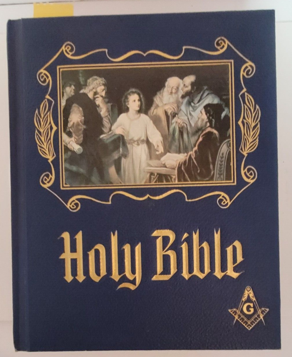 1971 MASONIC HOLY BIBLE \