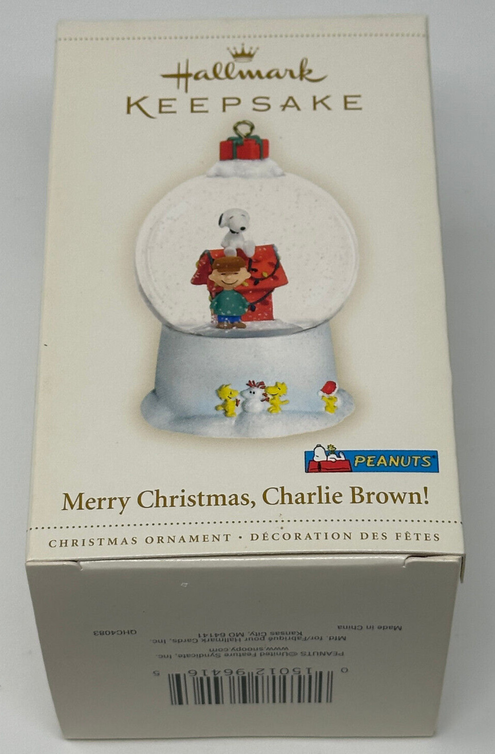 Hallmark Keepsake Christmas Ornament Peanuts Merry Christmas Charlie Brown