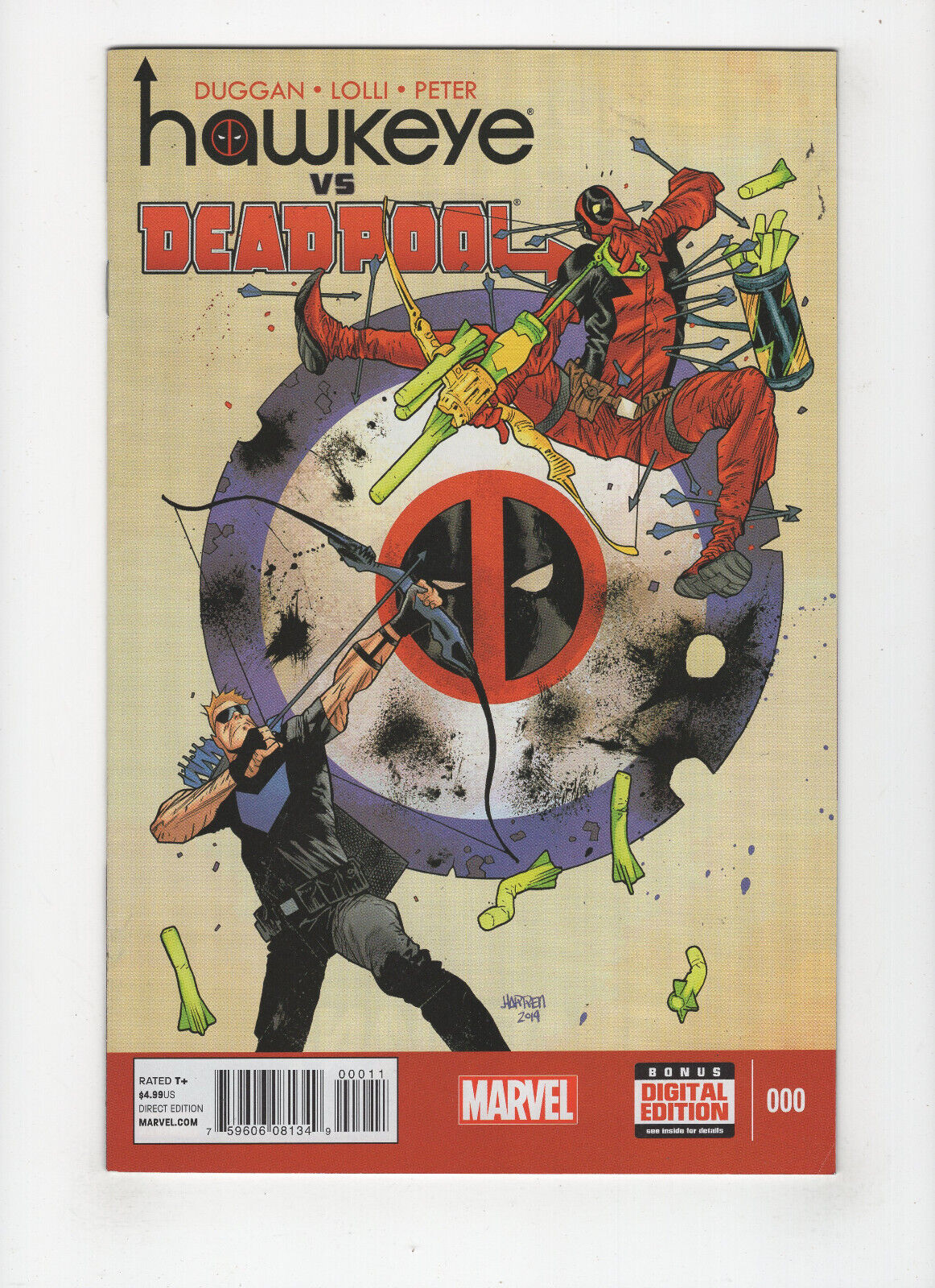 Hawkeye vs Deadpool #0 (Marvel Comics, 2014)