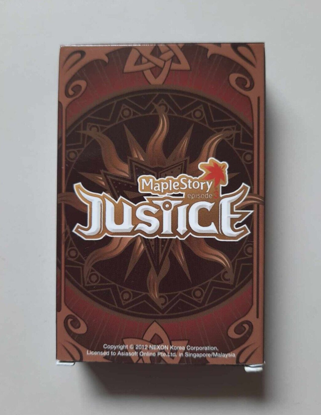 Maplestory Episode 3 Justice 2012 Nexon Playing Cards