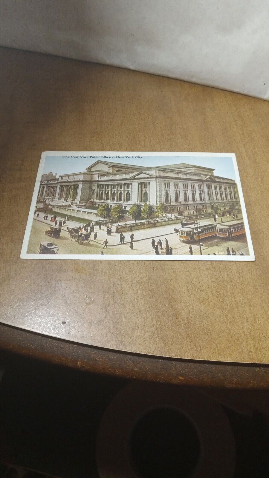 1919 New York Public Library New York City New York Used Postcard