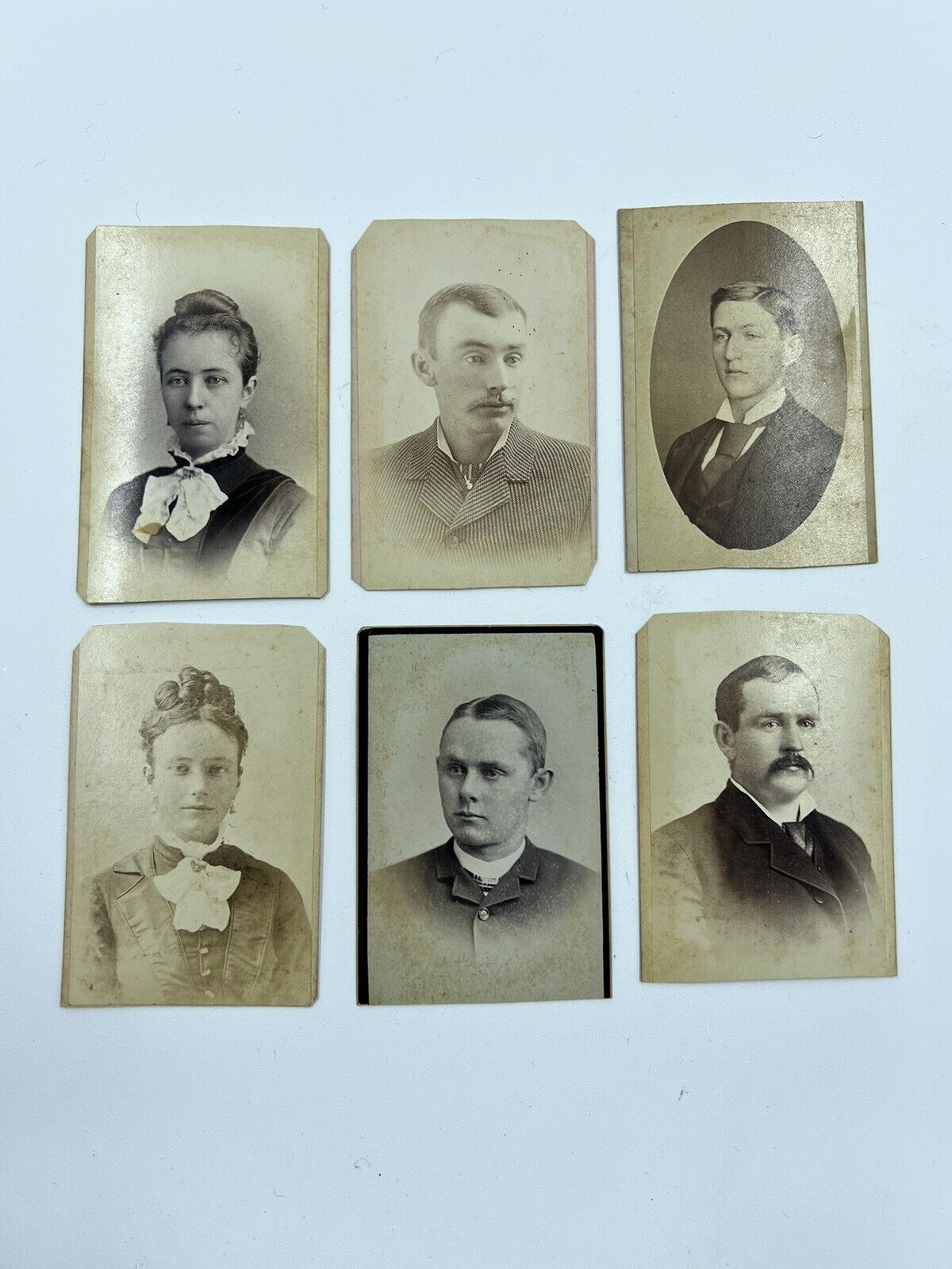 6 Victorian Era Cabinet Cards - Instant Ancestors