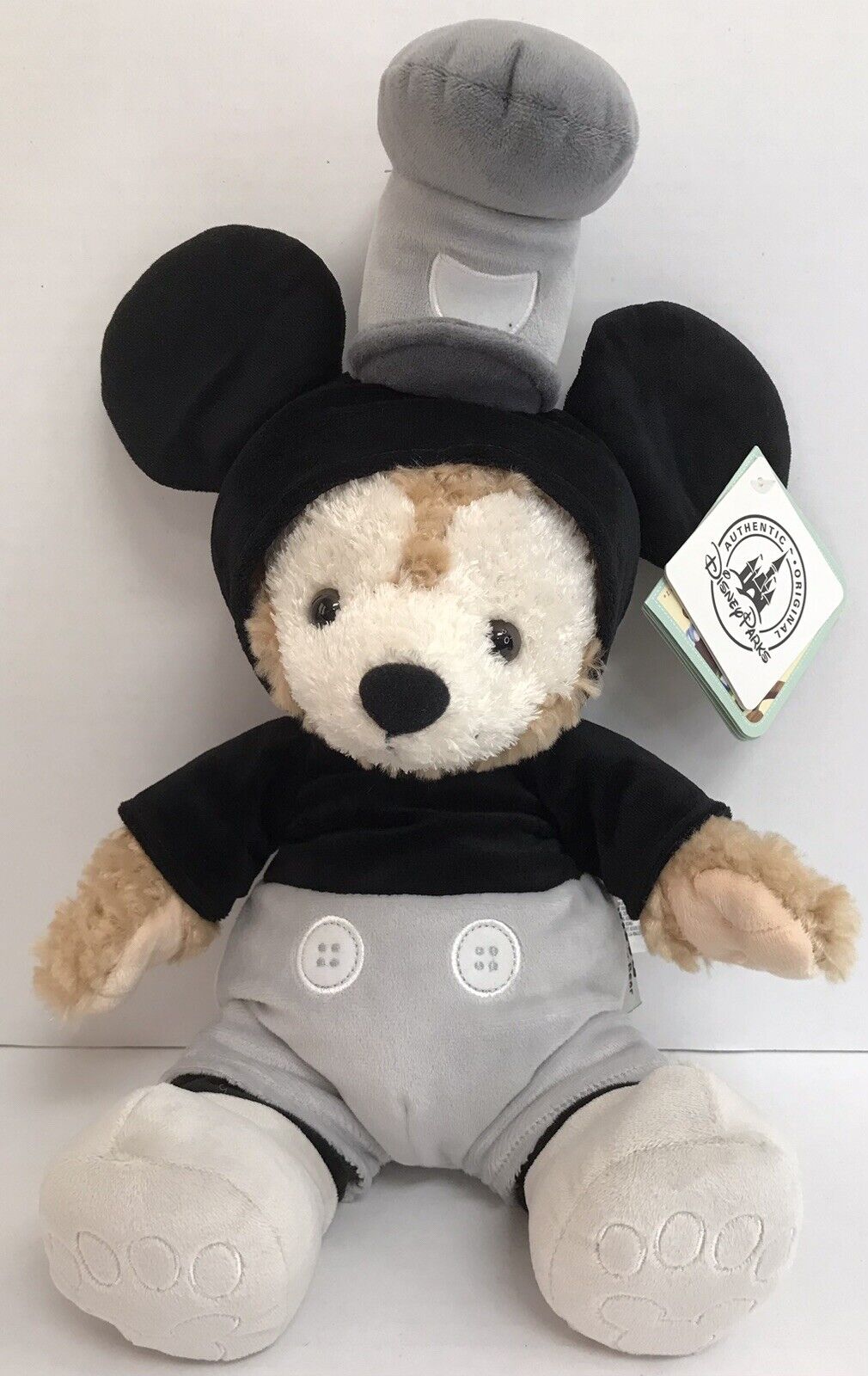 Disney Duffy the Bear Steamboat Willie Mickey Mouse Plush RARE Disney Parks NWT