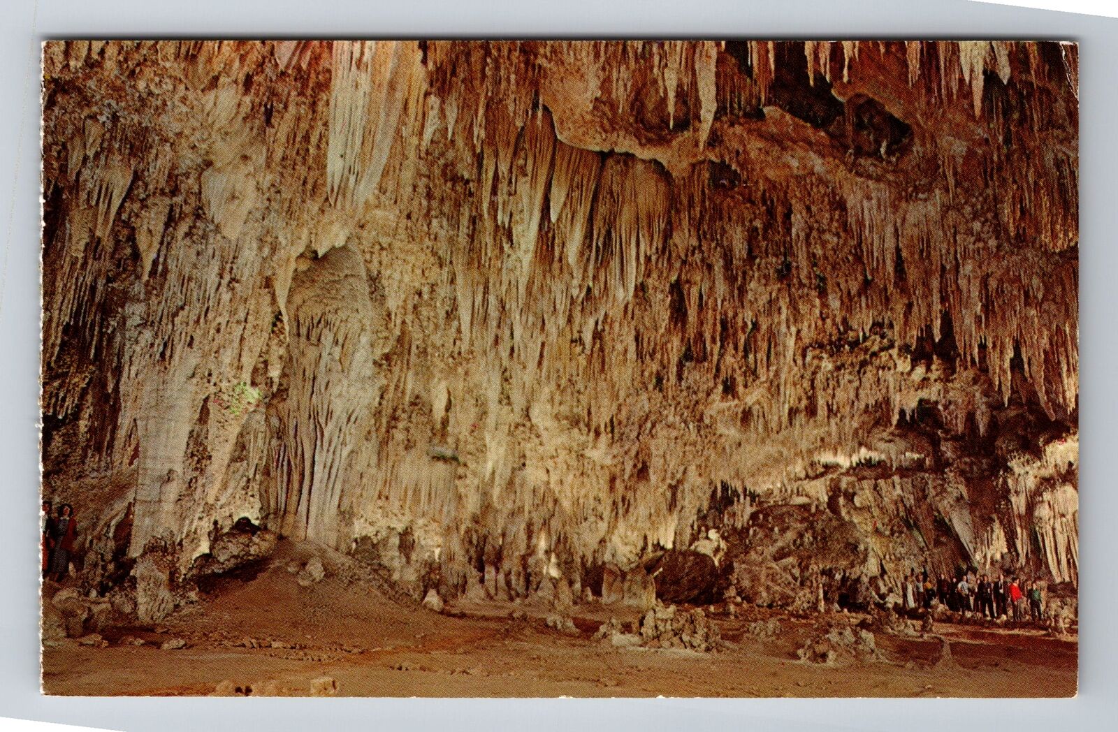 Carlsbad NM-New Mexico, Carlsbad Cavern Natl Park Kings Palace Vintage Postcard