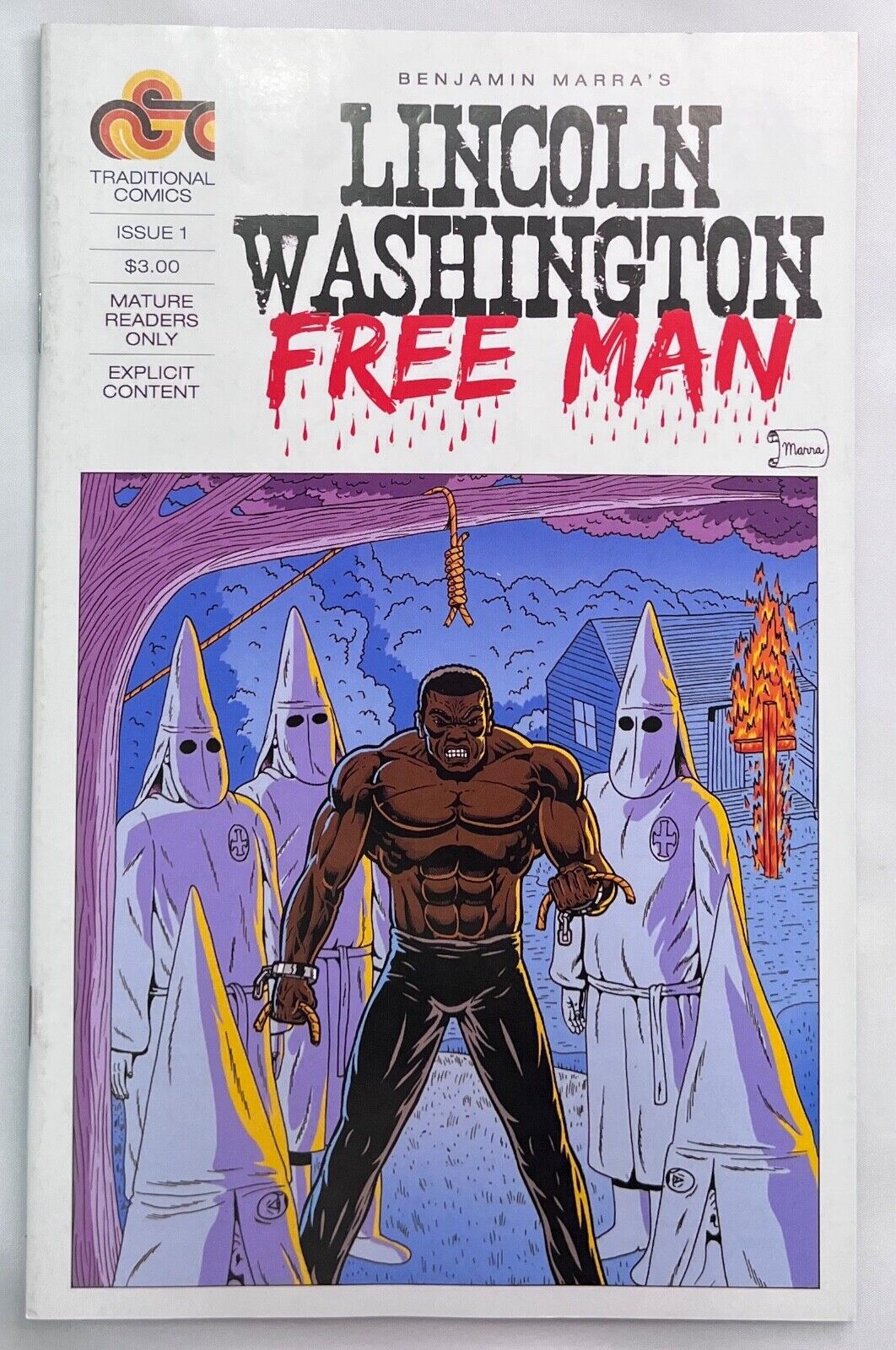 LINCOLN WASHINGTON FREE MAN by BENJAMIN MARRA #1 2012 Traditional Comics NM