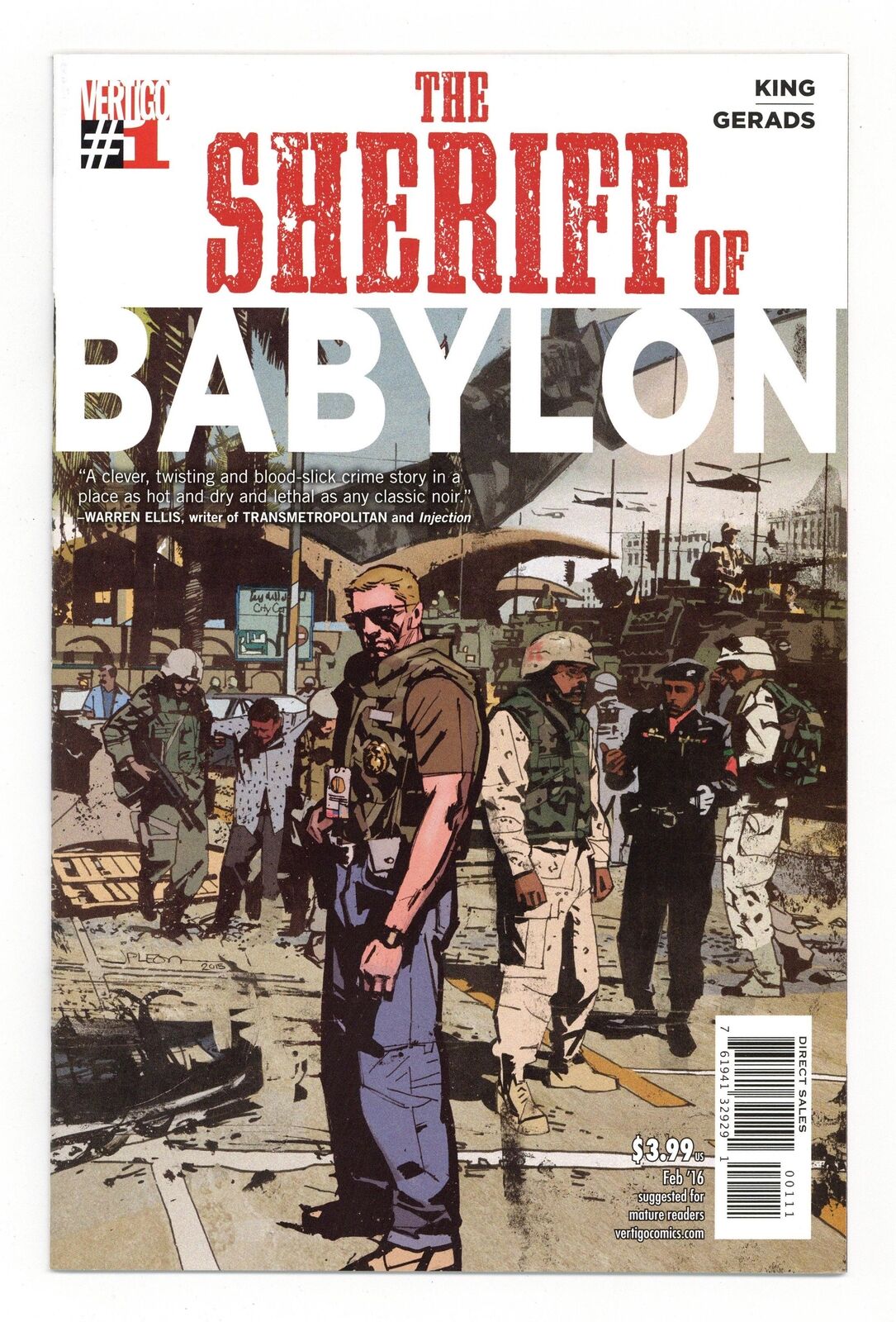 Sheriff of Babylon #1 NM 9.4 2016