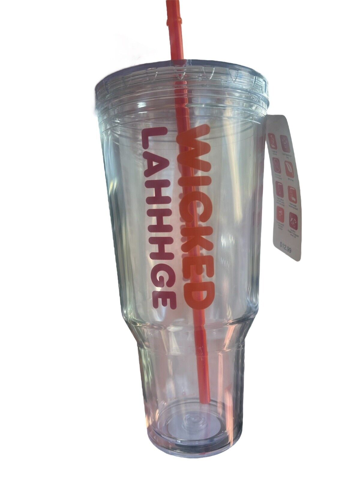 Dunkin’ 2024 Wicked Lahhhge Limited  Edition Tumbler 40oz NWT