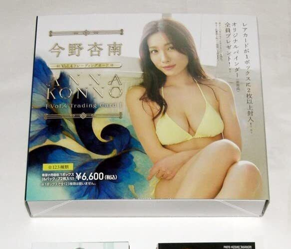 Anna Konno Hit's Japanese Idol Trading Card Box Vol.4 New Japan