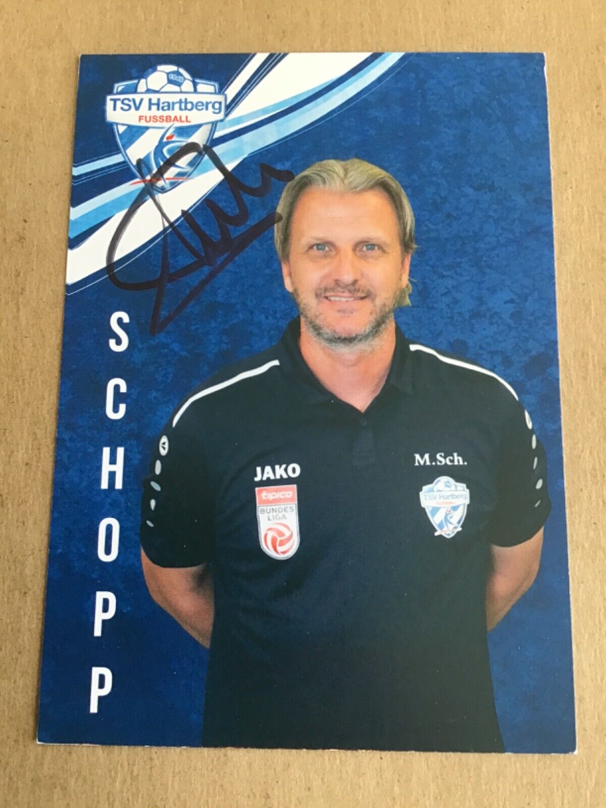 Markus Schopp, Austria 🇦🇹 TSV Hartberg 2020/21 hand signed