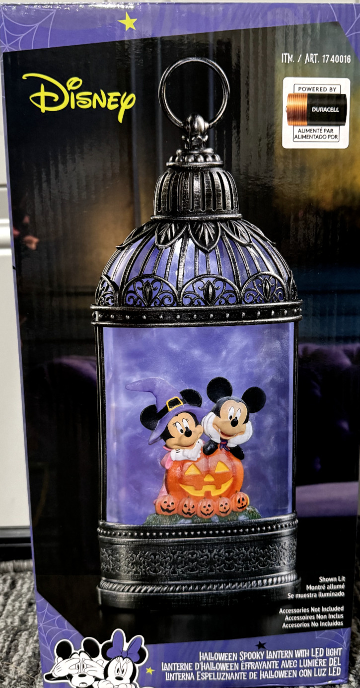 Disney Halloween Spooky Lantern with LED light 2024 Mickey