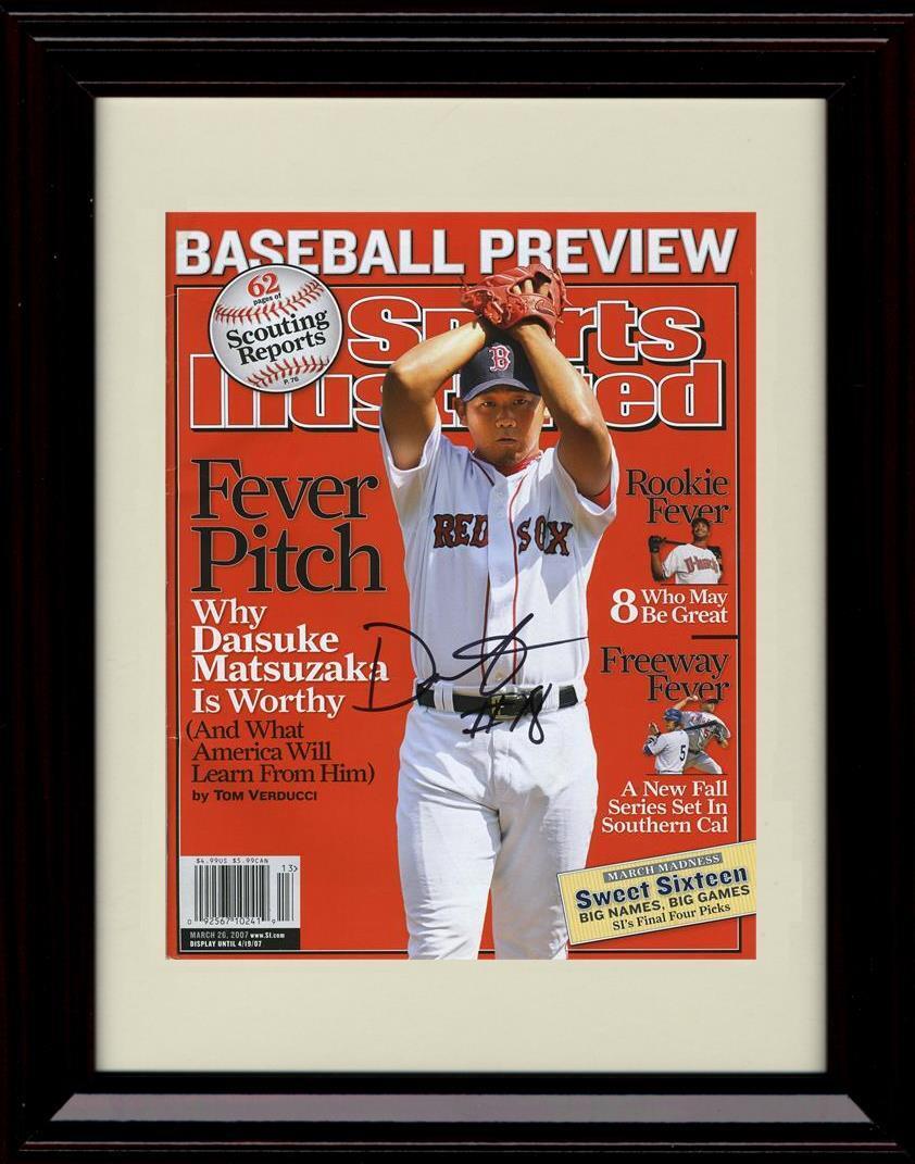 Gallery Framed Daisuke Matsuzaka - Sports Illustrated Fever Pitch - Boston Red