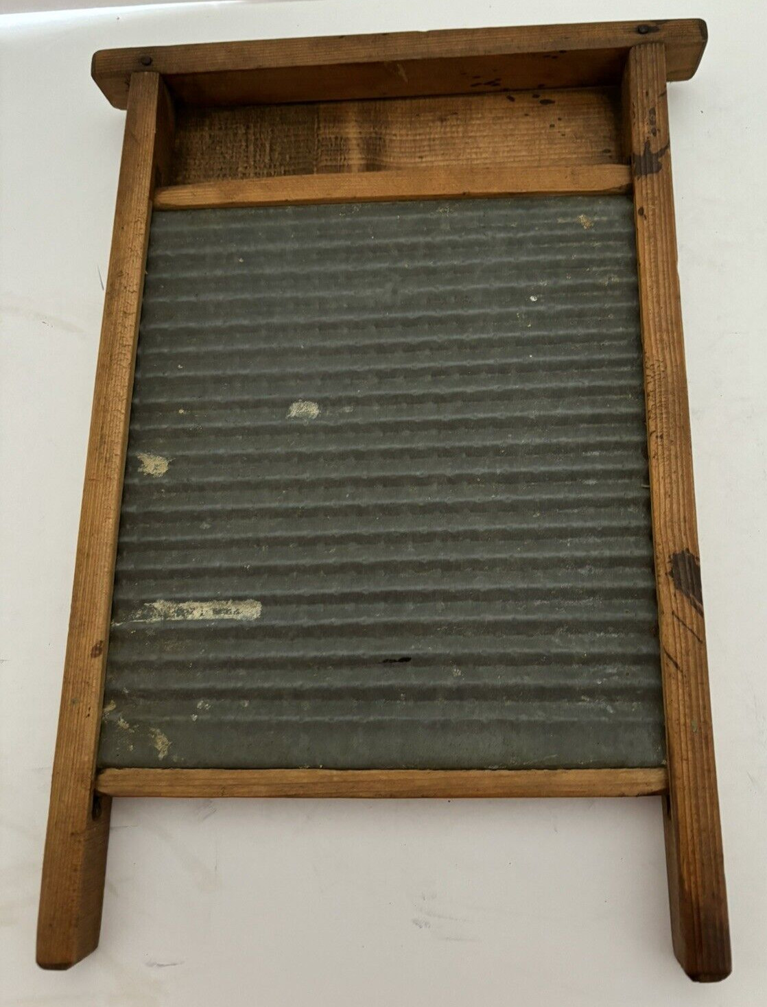 Vintage Slate Double Sided Chalk School Board w/Wood Edge 14\