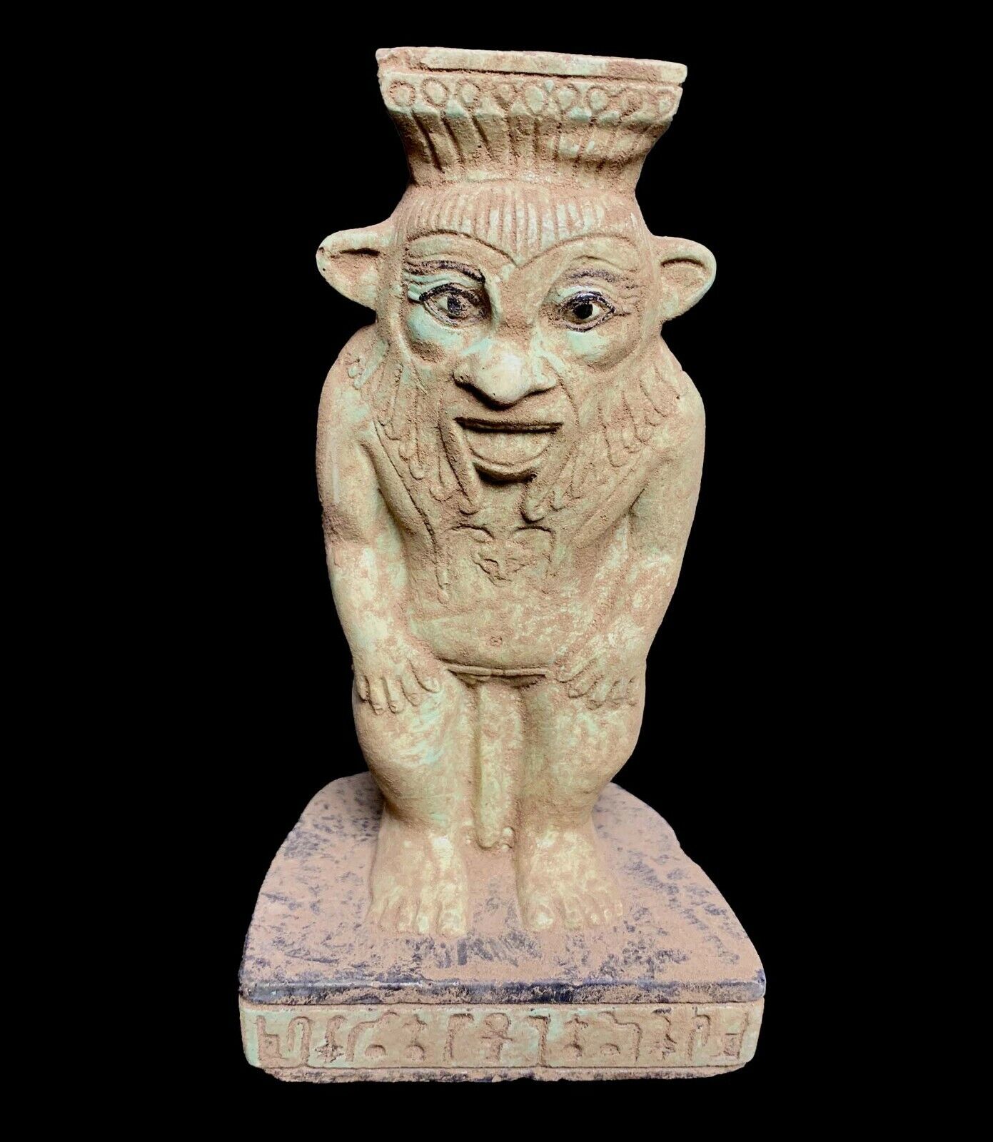 Beautiful old BES Egyptian god of joy, childbirth, fertility, sexuality, humor