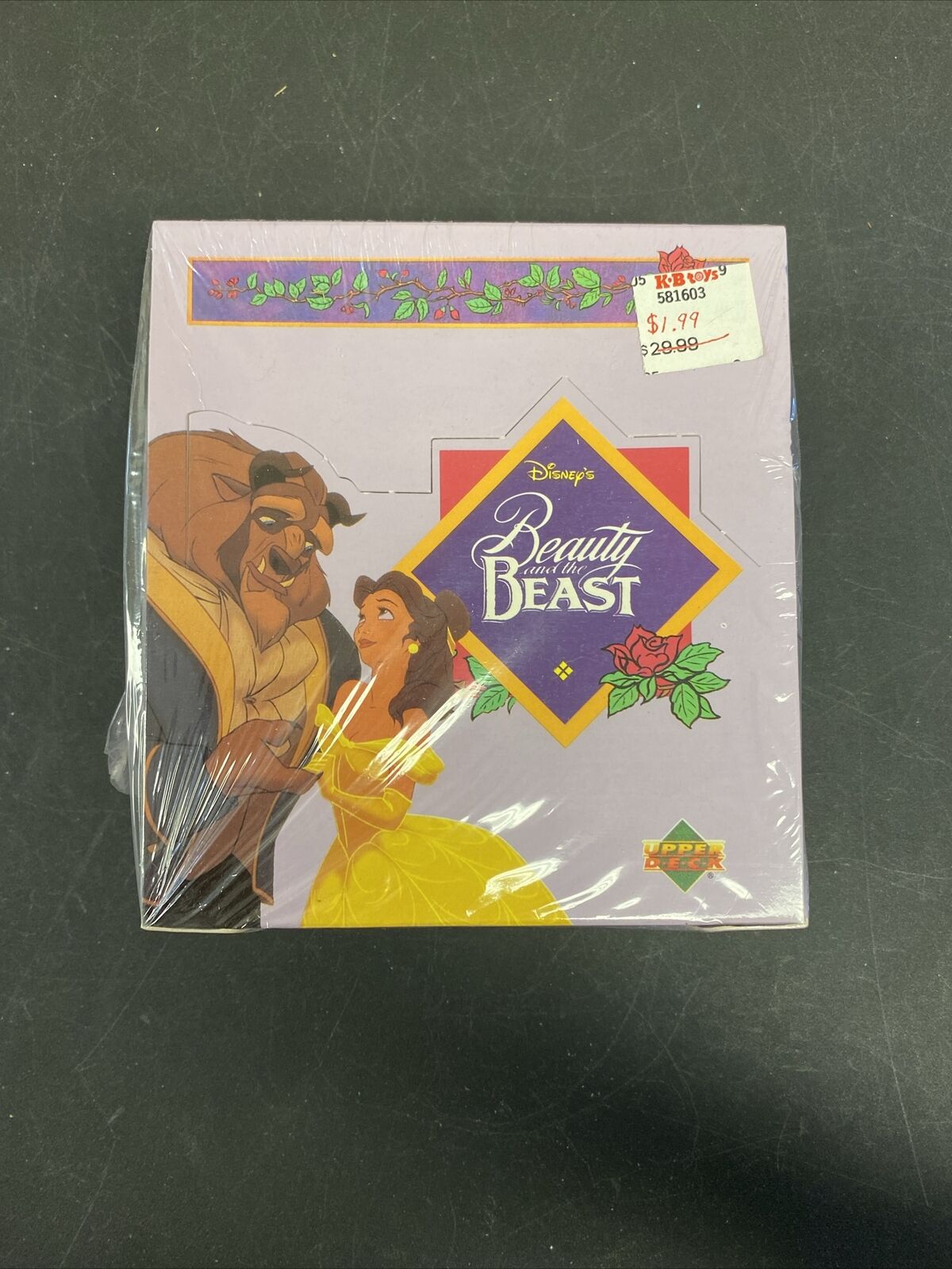 Disney/Upper Deck 1992 Beauty & The Beast Collector Cards Sealed Box 36 Packs