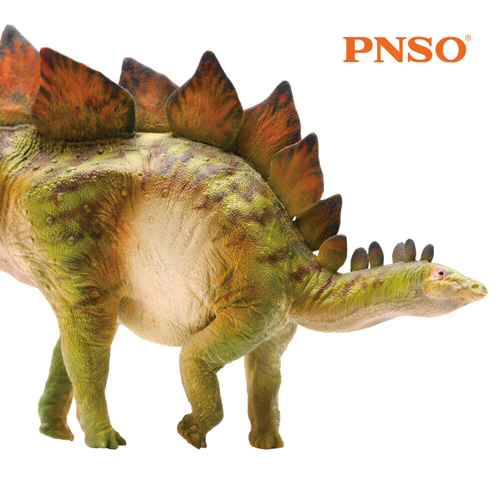 PNSO Stegosaurus Model Prehistoric Dinosaur Animal Figure Decor Toy Collection