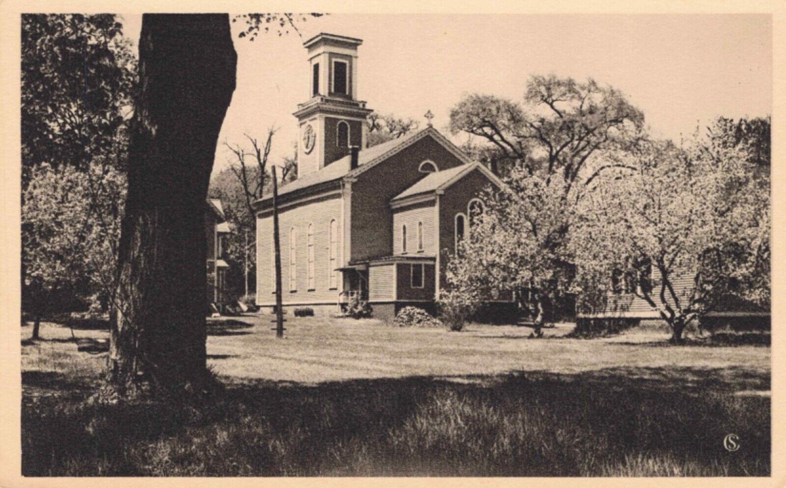 Congregational Church, Warehouse Point, CT  Vintage PC \