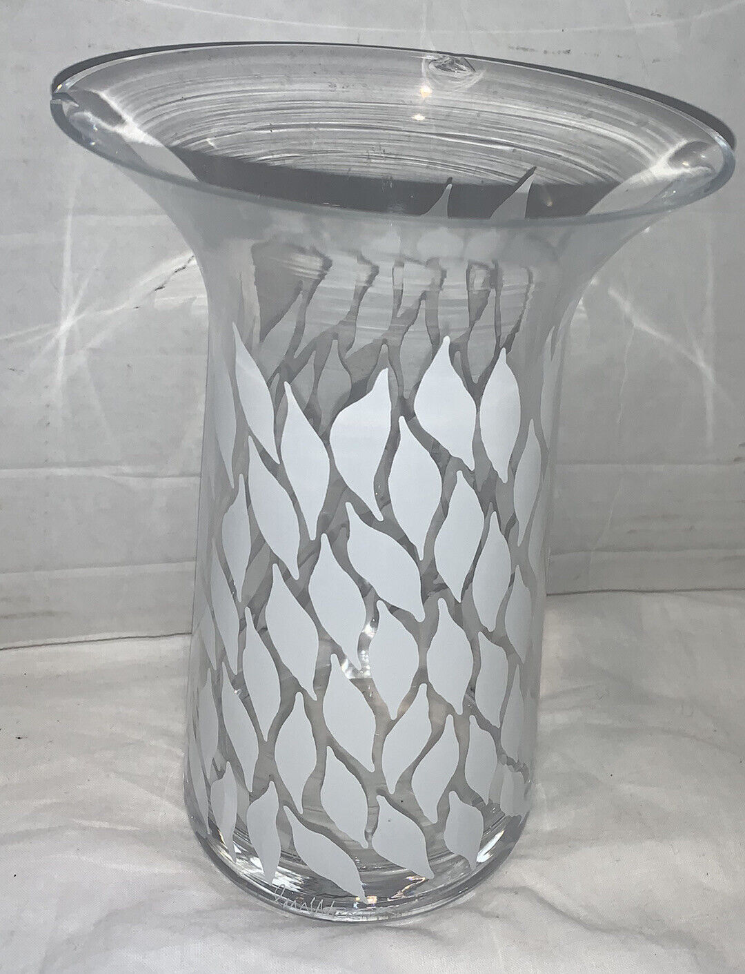 Rosendahl Lin Utzon modern decorative Filigran Glass Vase