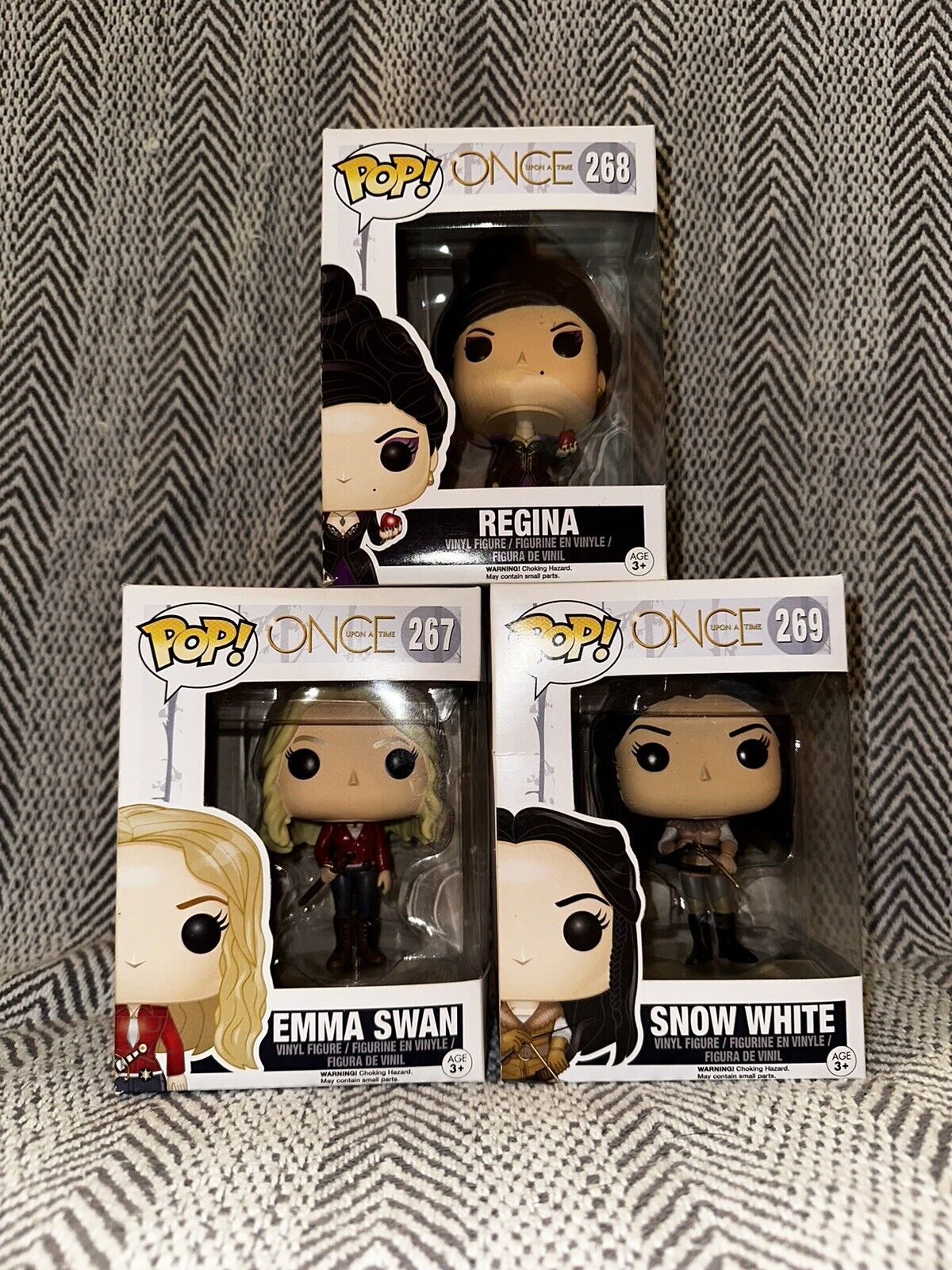 Funko Pop Once Upon a Time - Snow White, Emma Swan & Regina Mills - Lot Of 3