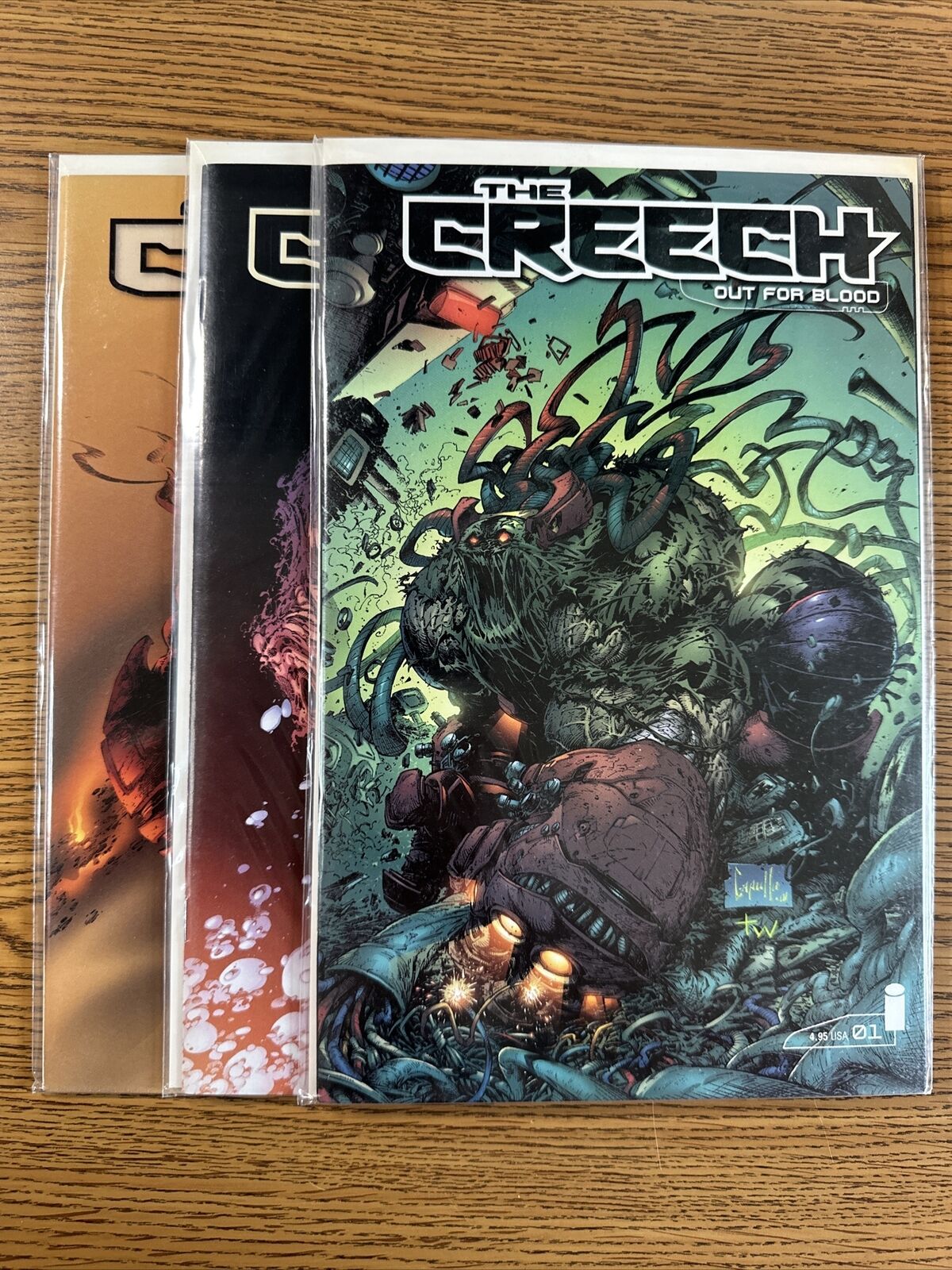 THE CREECH #1 2 3 Out For Blood Complete Set Greg Capullo lot run VF/NM
