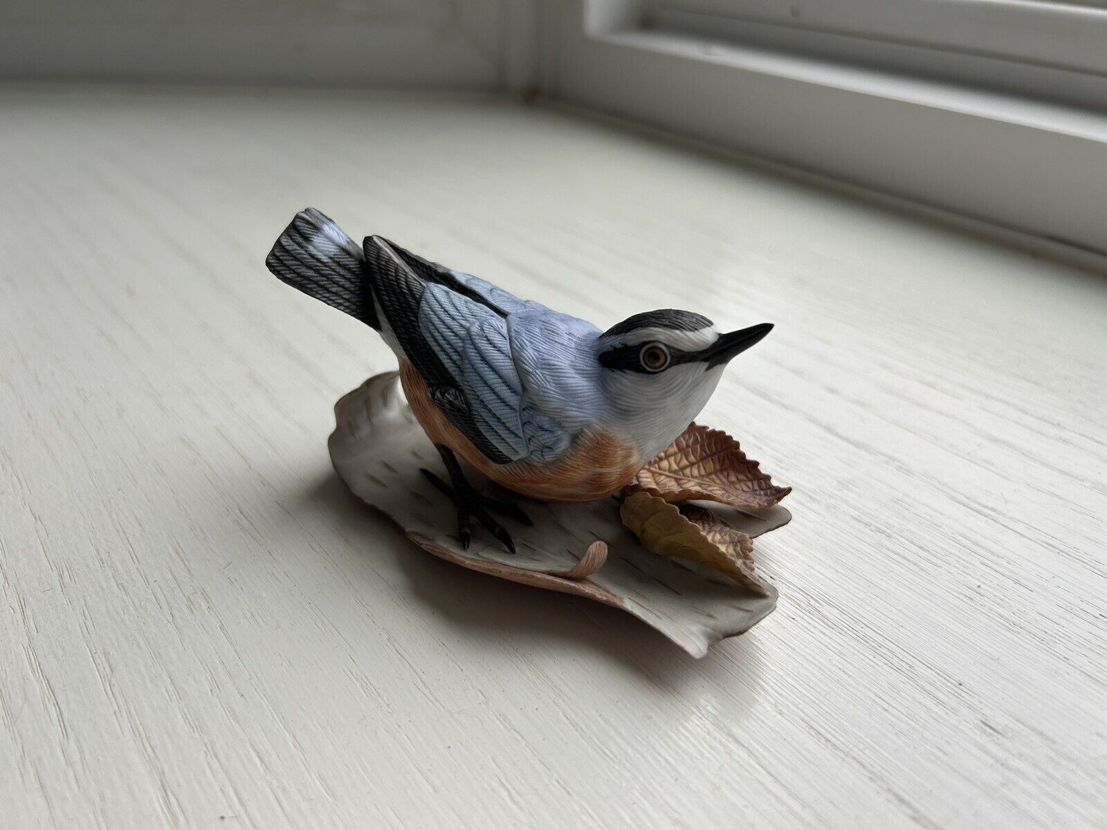 Lenox Red-breasted Nuthatch Porcelain Bird Figurine