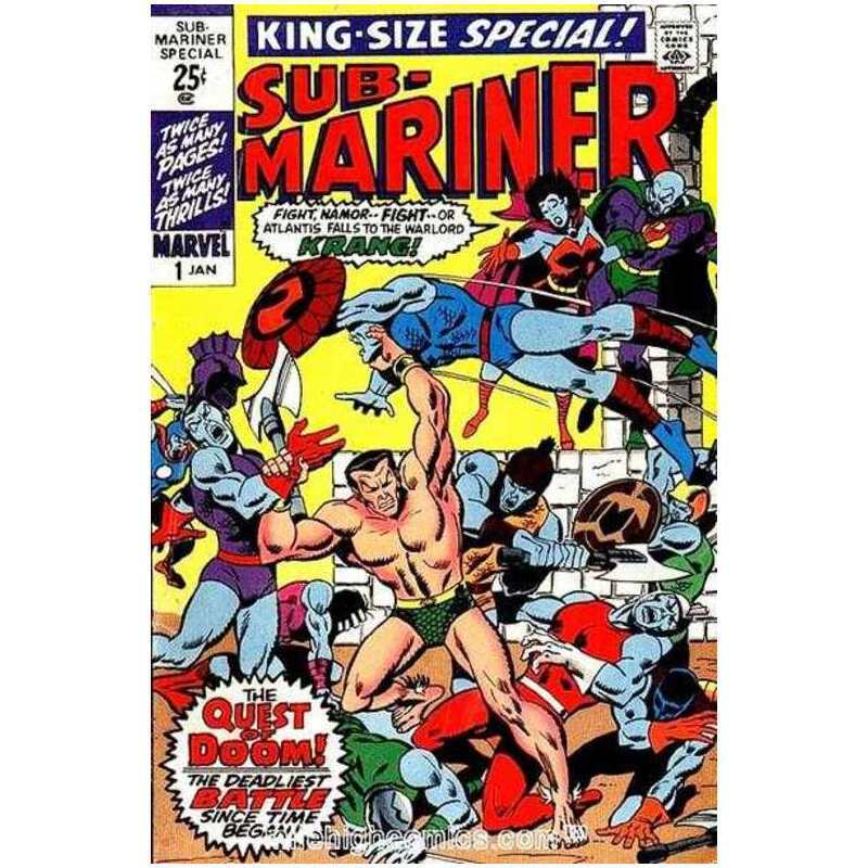 Sub-Mariner Special #1 1968 series Marvel comics Fine minus [c&