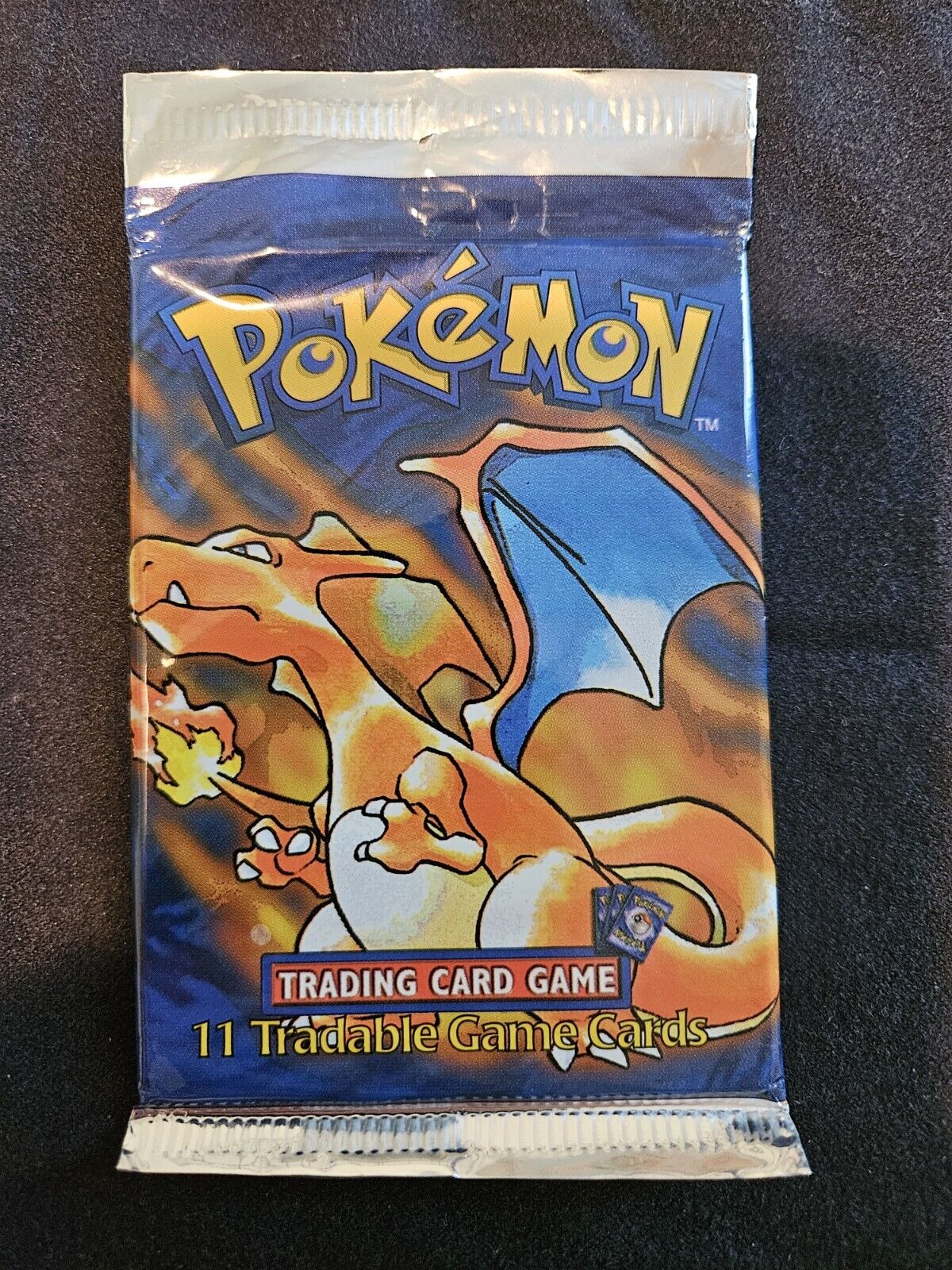 Pokemon 1999 Charizard Art SHADOWLESS Base Set Booster Pack Wrapper -NO CARDS- 