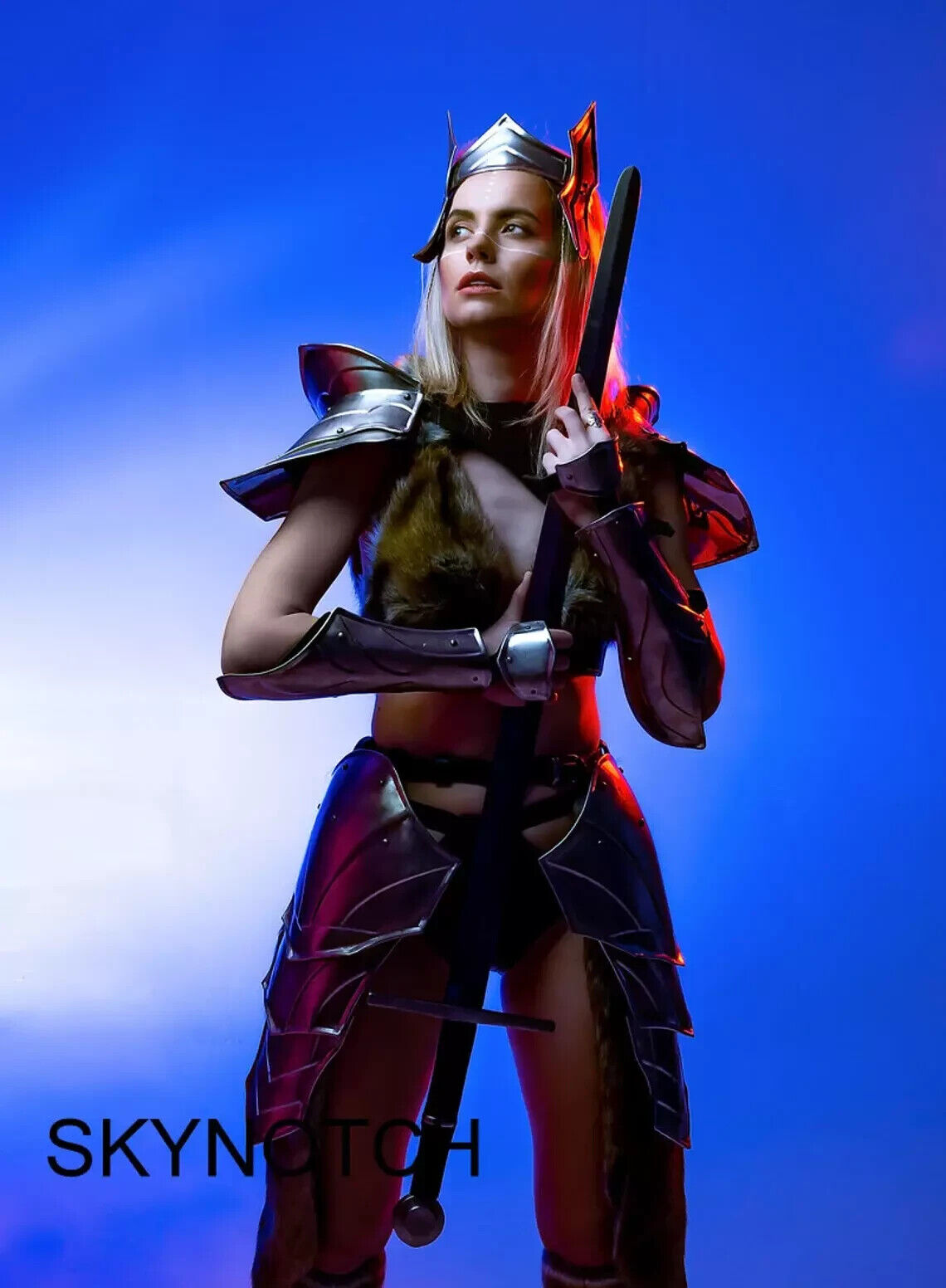 Medieval Warrior Lady Princess Of Battle Fantasy Set Female Armor Suit Halloween