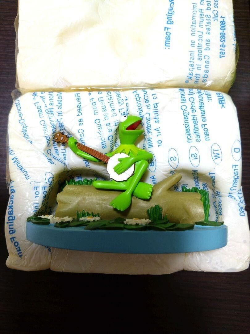 The Muppets Kermit The Frog Sony Creative Pottery Ceramic Figures Rare Japan