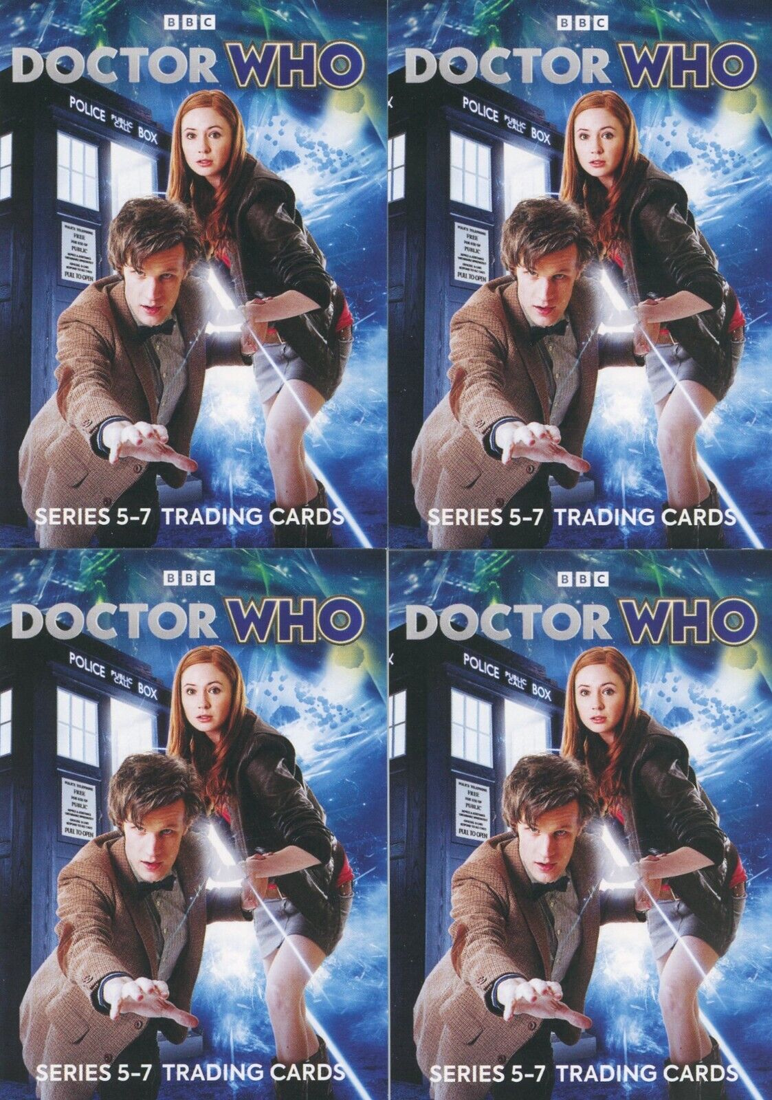 New 2024 Doctor Who Series 5-7 promo card number P1 Hobby Edition Doctor + Amy