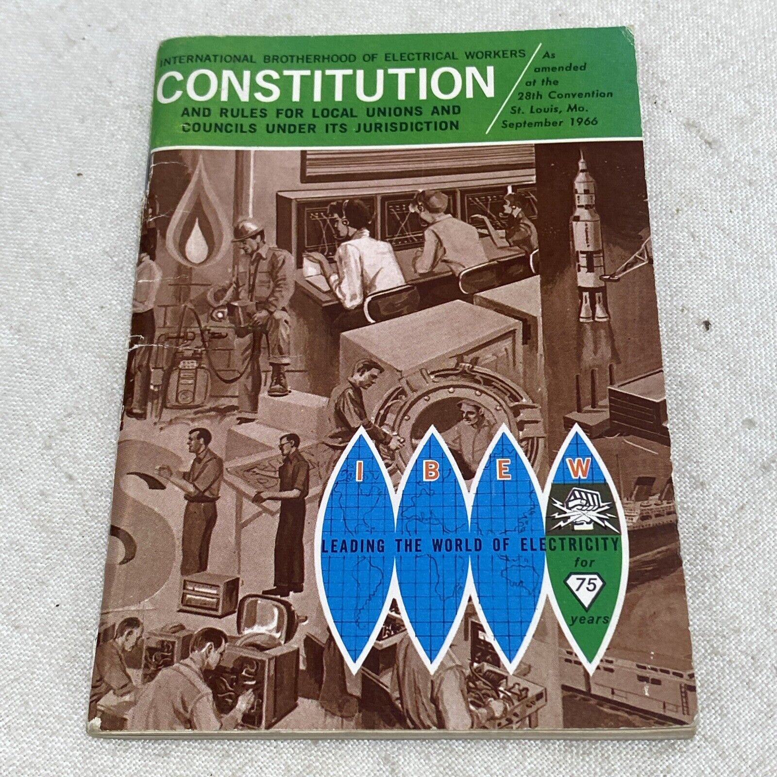 September 1966 - IBEW Constitution INTERNATIONAL BROTHERHOOD ELECTRICAL WORKERS
