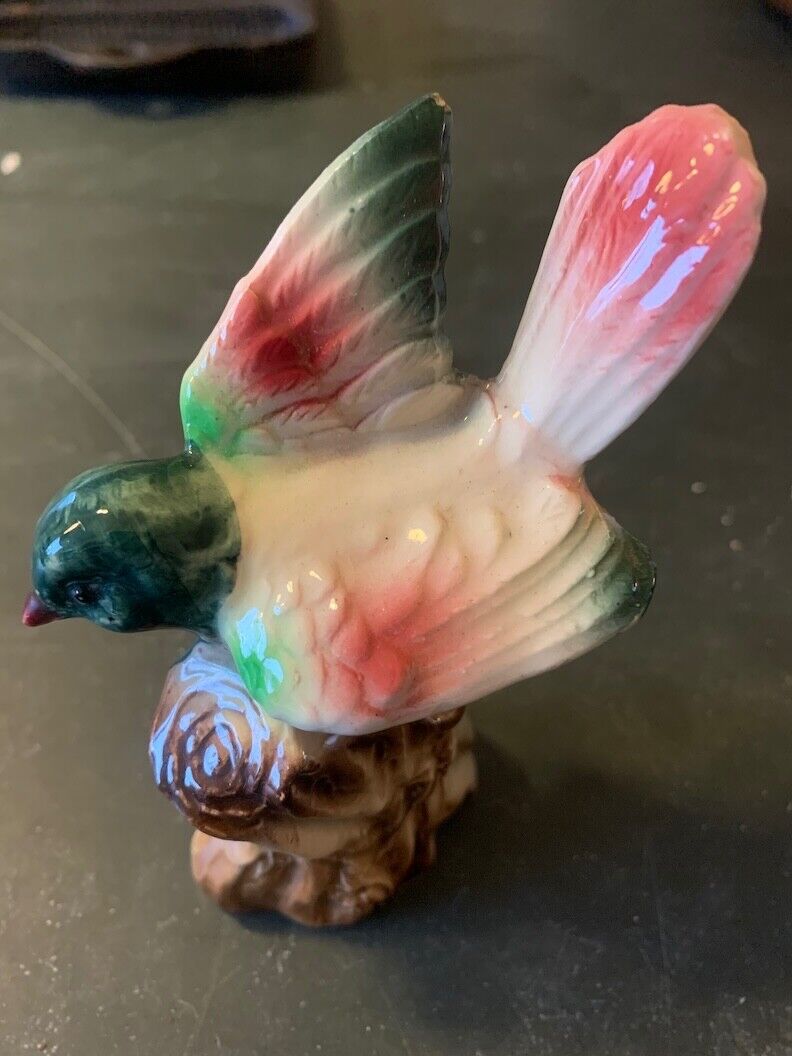 Vintage Ceramic Bird Figurine 4.5