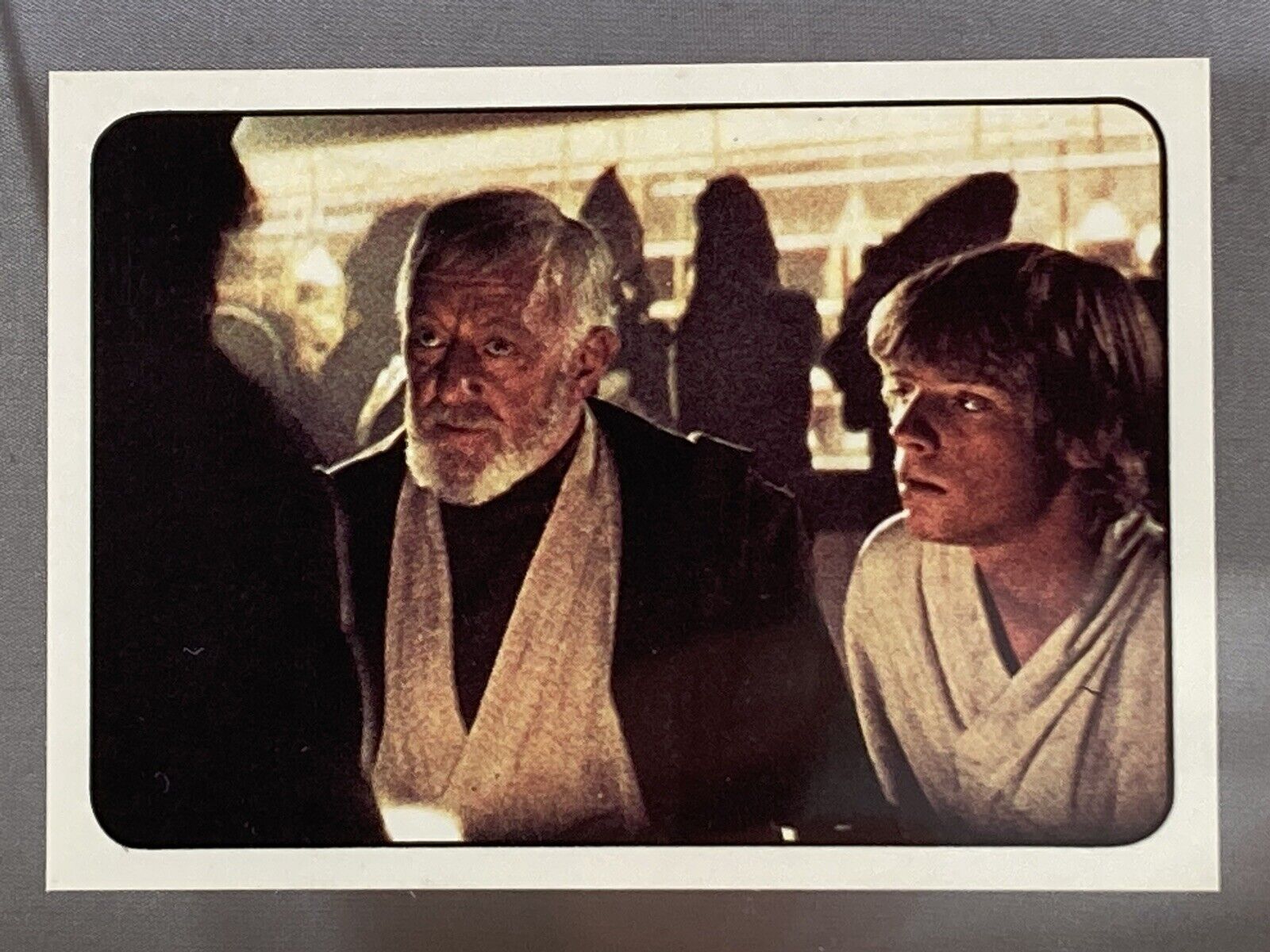 1977 Panini Italy Star Wars Luke And Obi-Wan #79 New Condition Rare