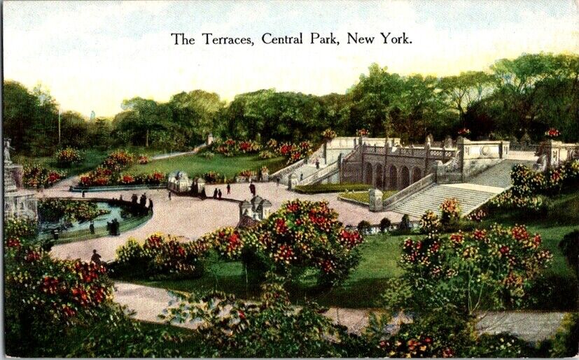  Postcard The Terraces Central Park New York City NY New York c.1907-1915  K-302