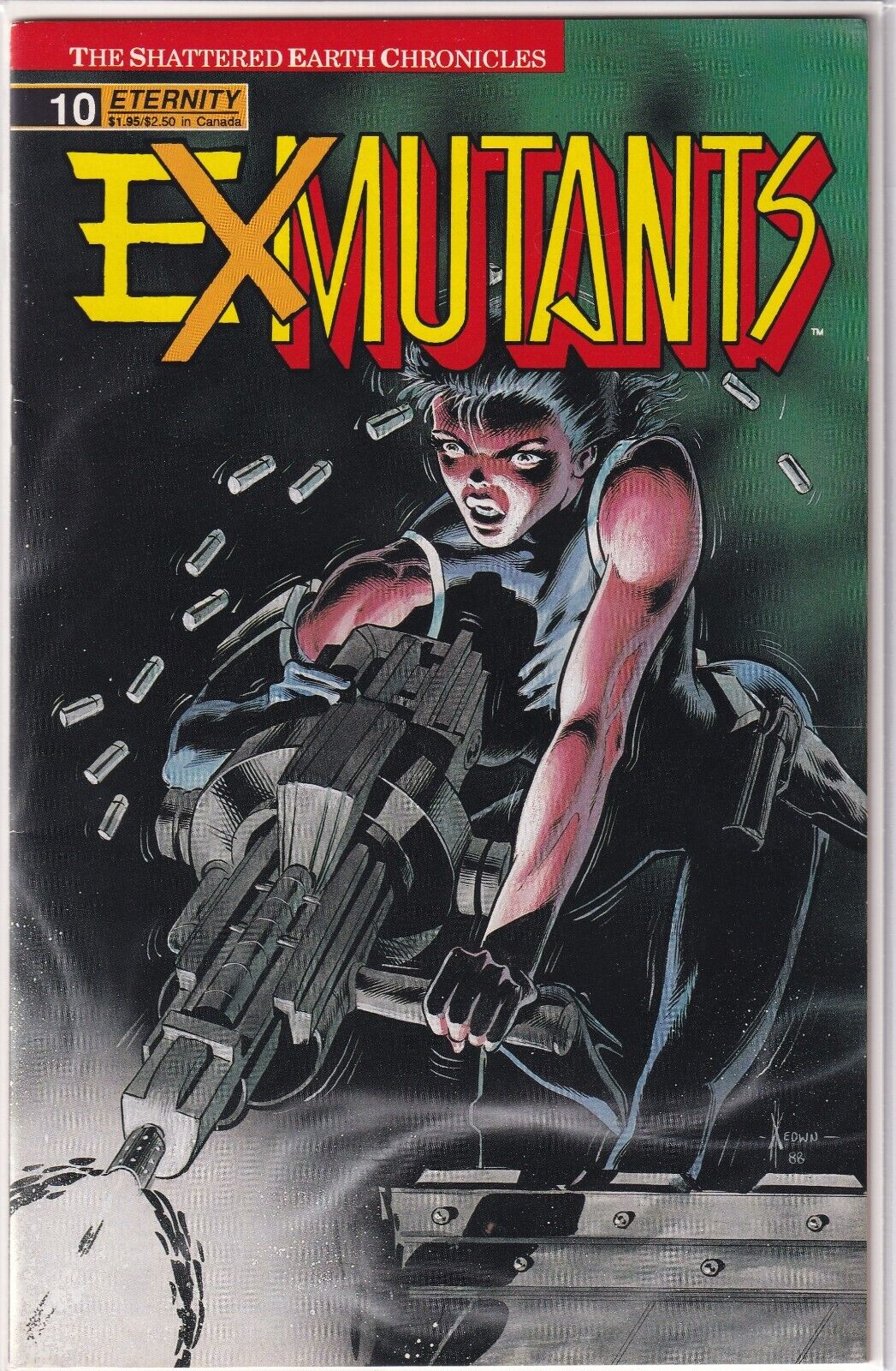 Ex Mutants #10 The Shattered Earth Chronicles (Eternity, 1989)